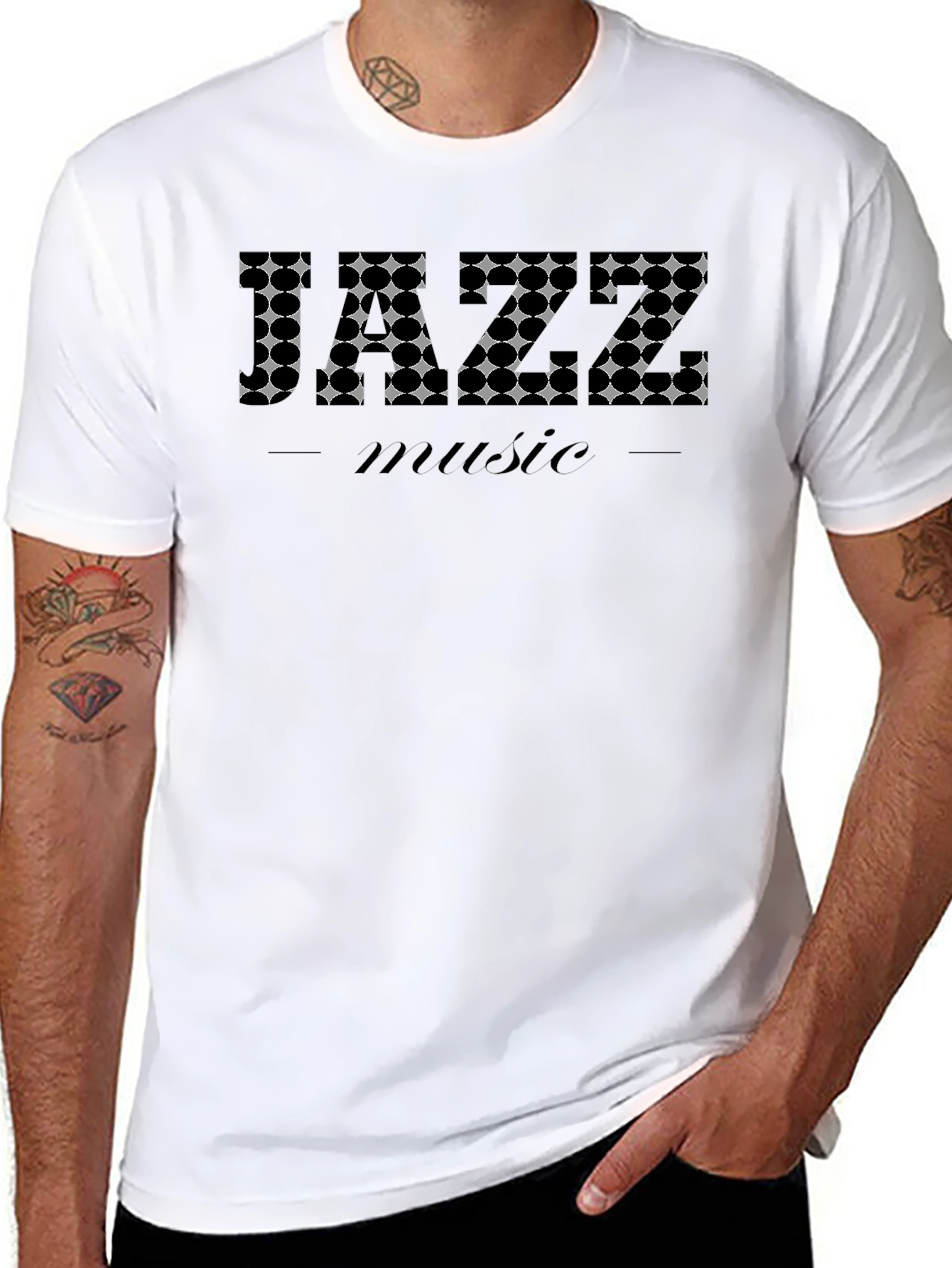 Jazz Music Black T-Shirt