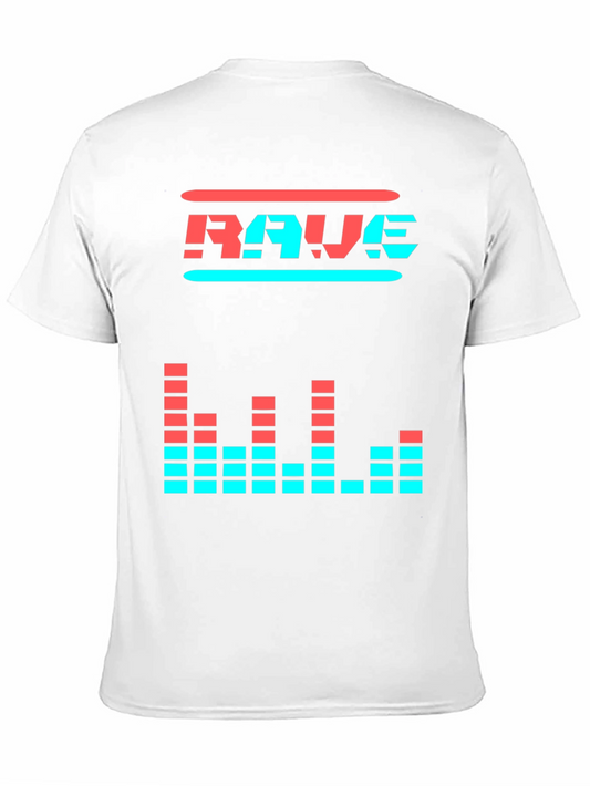 Rave Graphic Tee - Black EDM Party Shirt