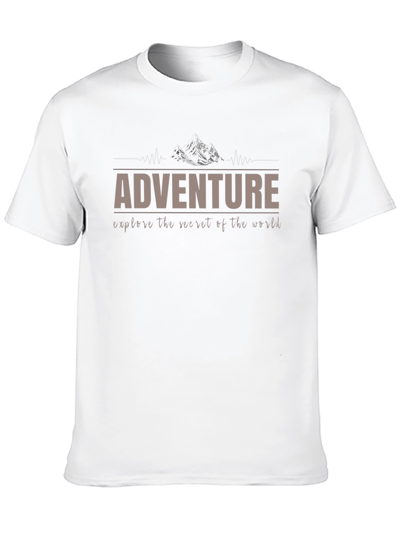 Adventure Seeker Black Graphic T-Shirt