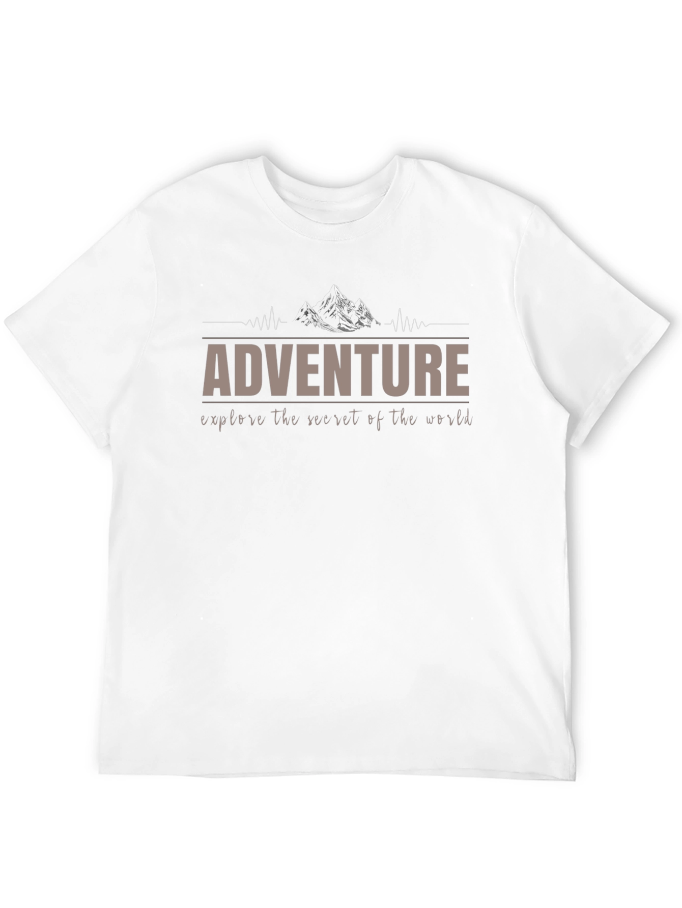 Adventure Seeker Black Graphic T-Shirt