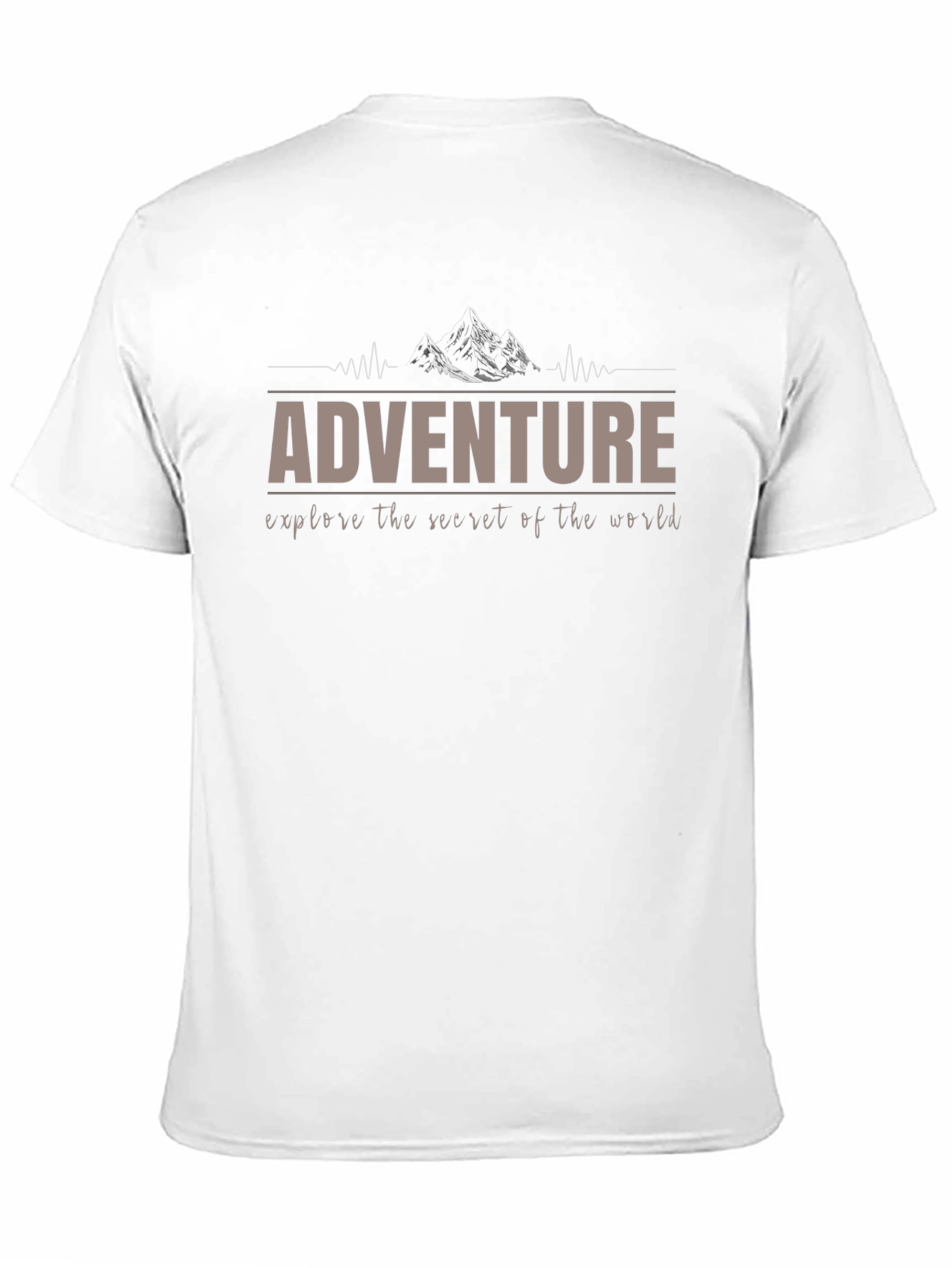 Adventure Seeker Black Graphic T-Shirt