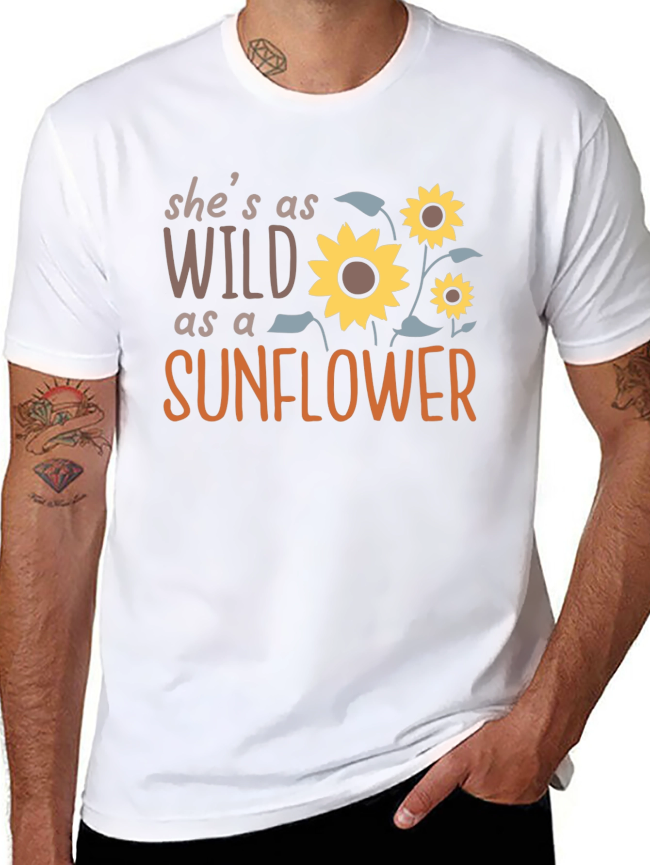 Wild as a Sunflower Graphic Tee