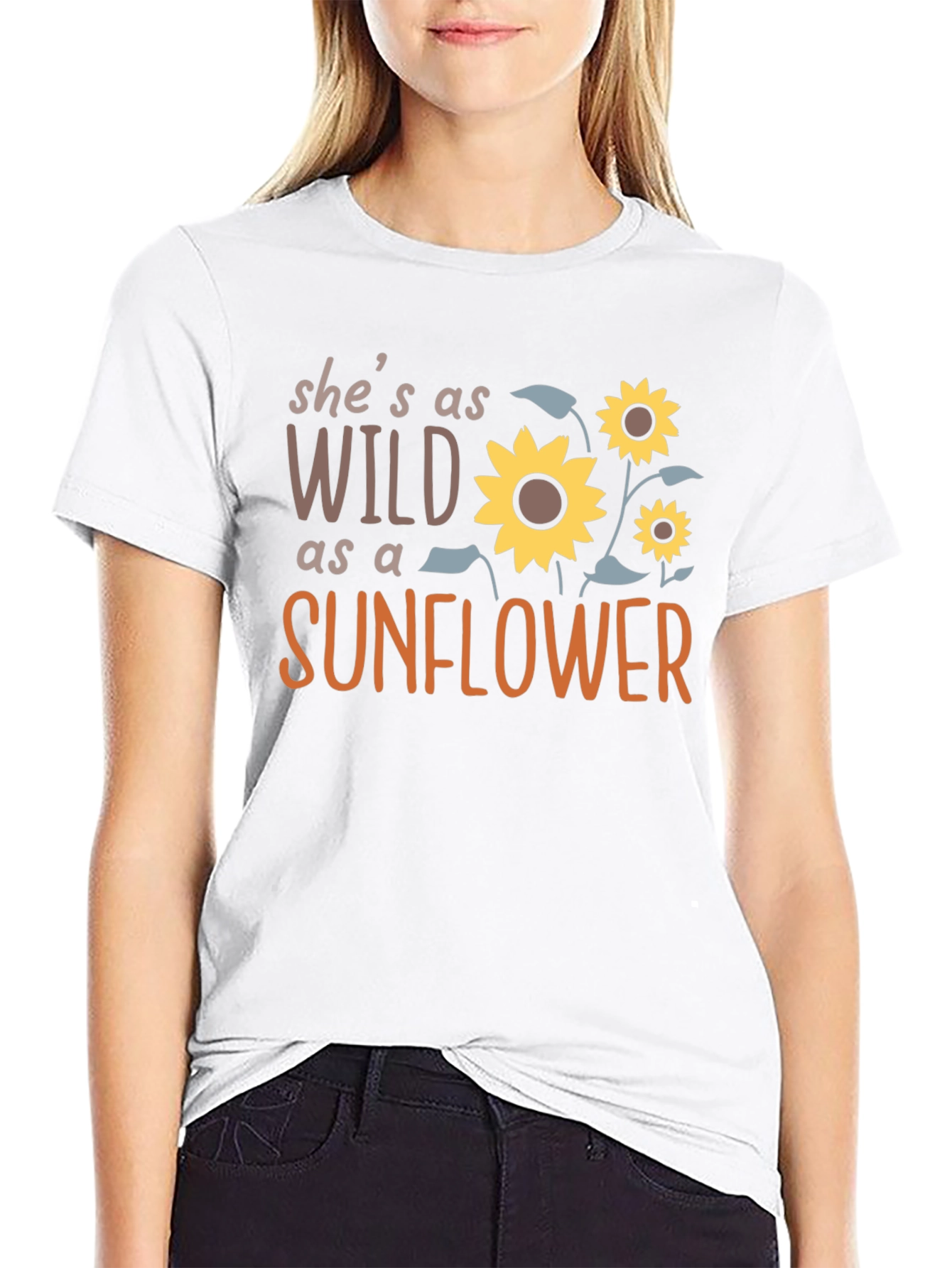 Wild as a Sunflower Graphic Tee