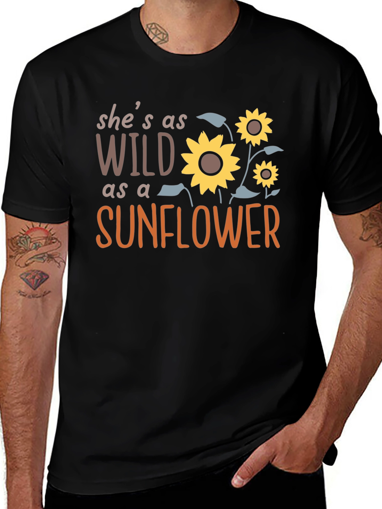 Wild as a Sunflower Graphic Tee