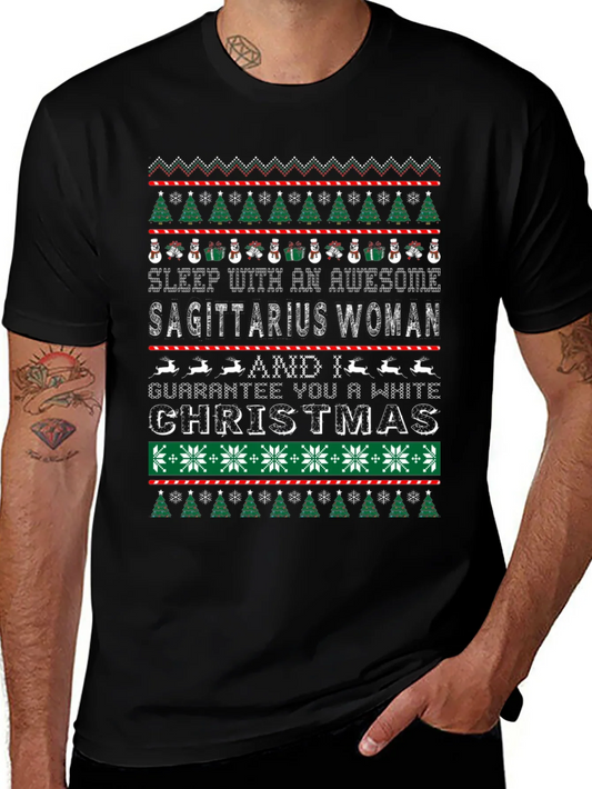 Sagittarius Woman Ugly Christmas Sweater T-Shirt