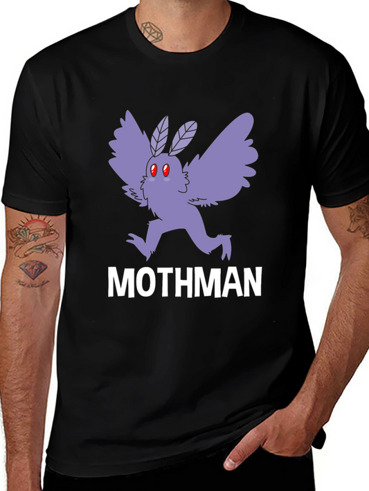 Mothman Graphic Tee - Cryptid Creature T-Shirt