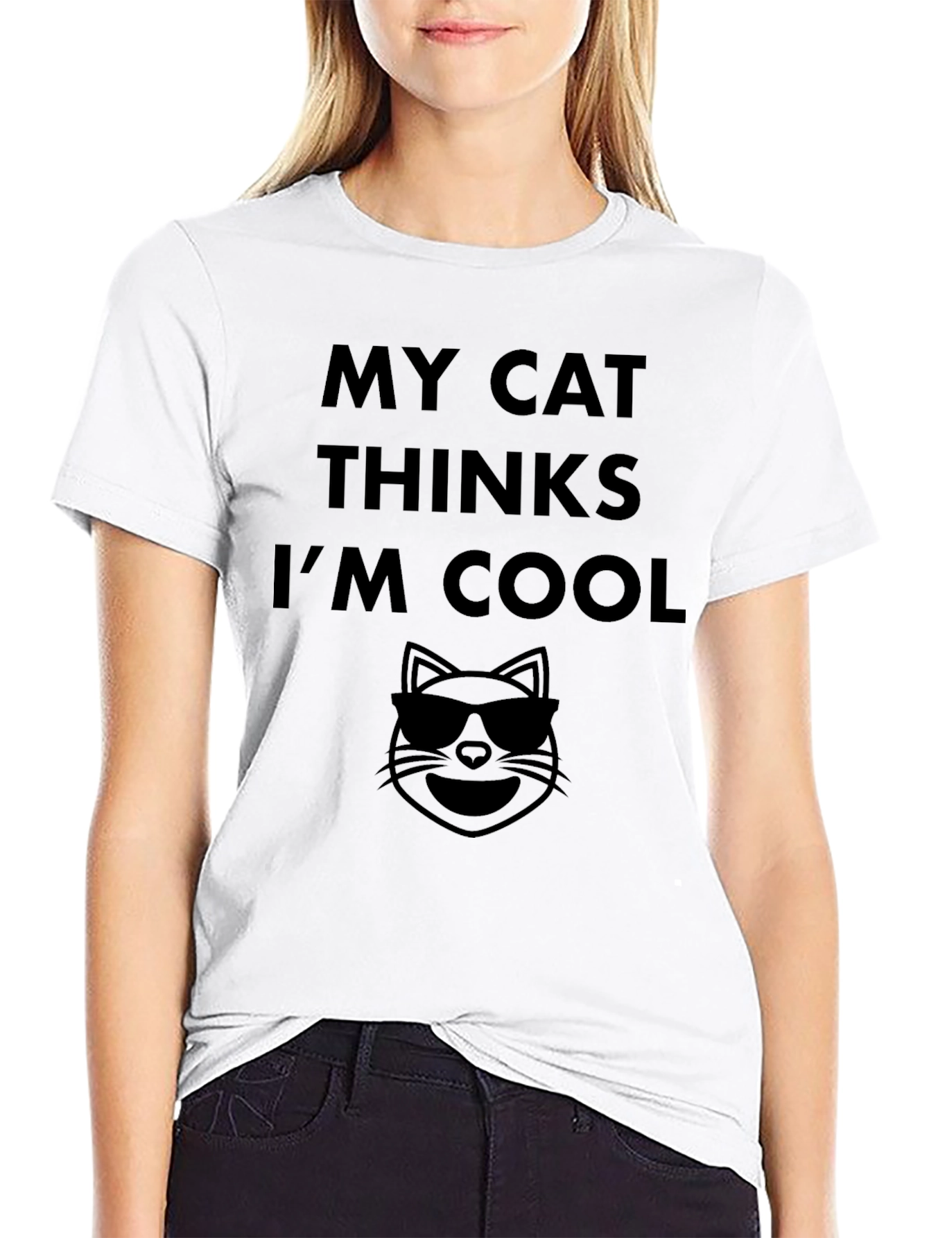 My Cat Thinks Im Cool T-Shirt