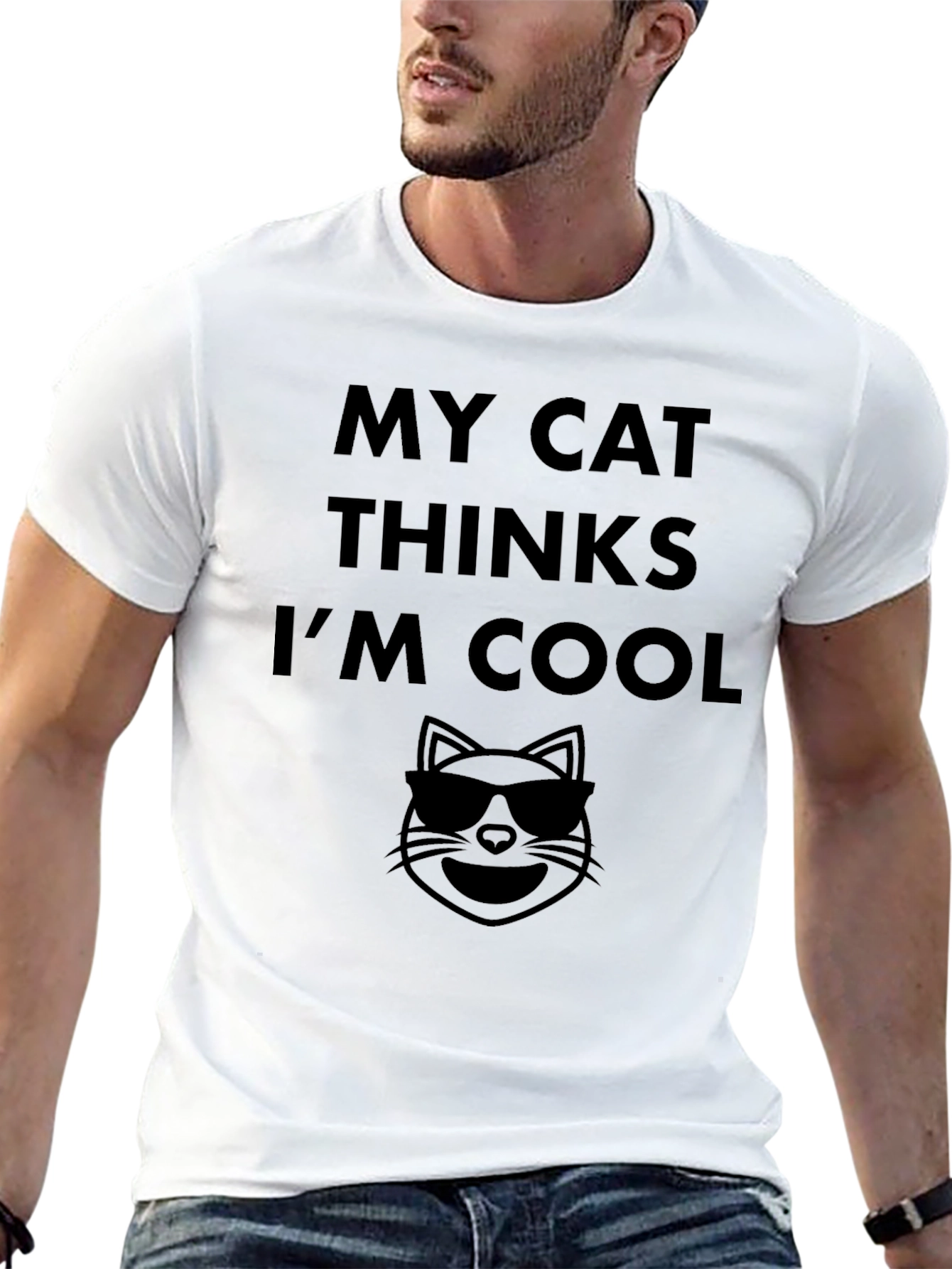 My Cat Thinks Im Cool T-Shirt