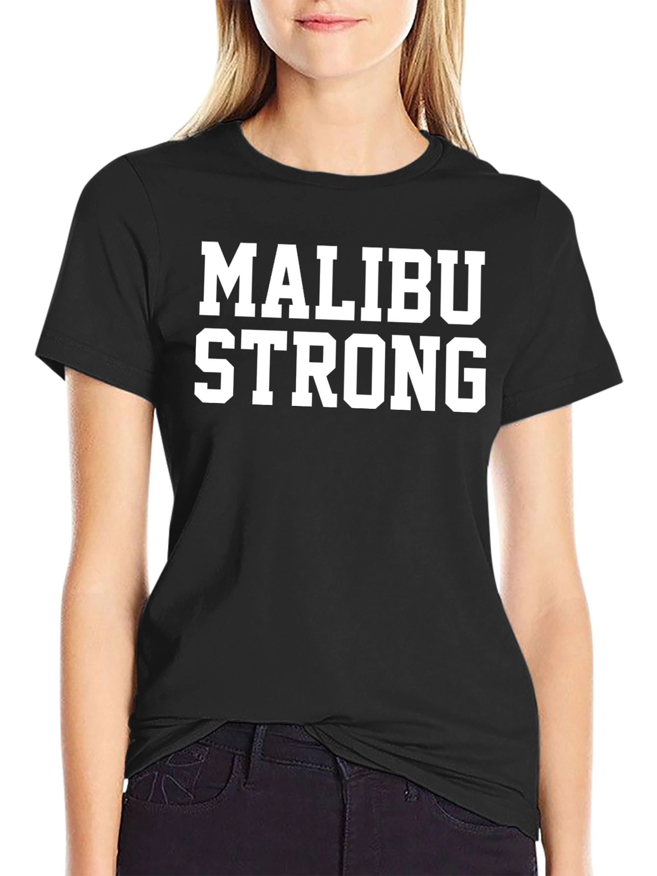 Malibu Strong Graphic Tee - Mens Black T-Shirt