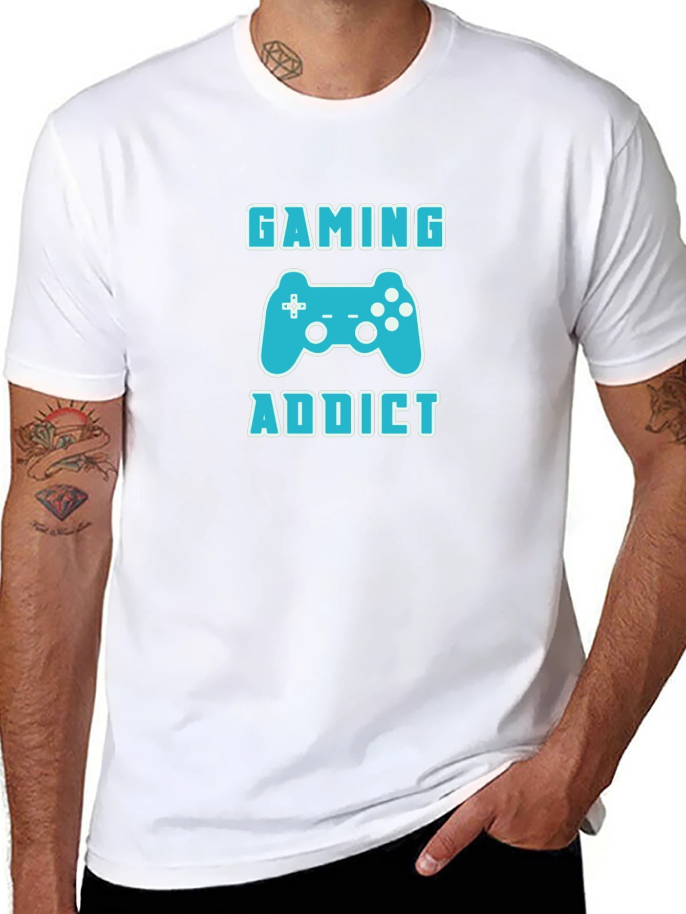 Gaming Addict T-Shirt - Gamer Tee