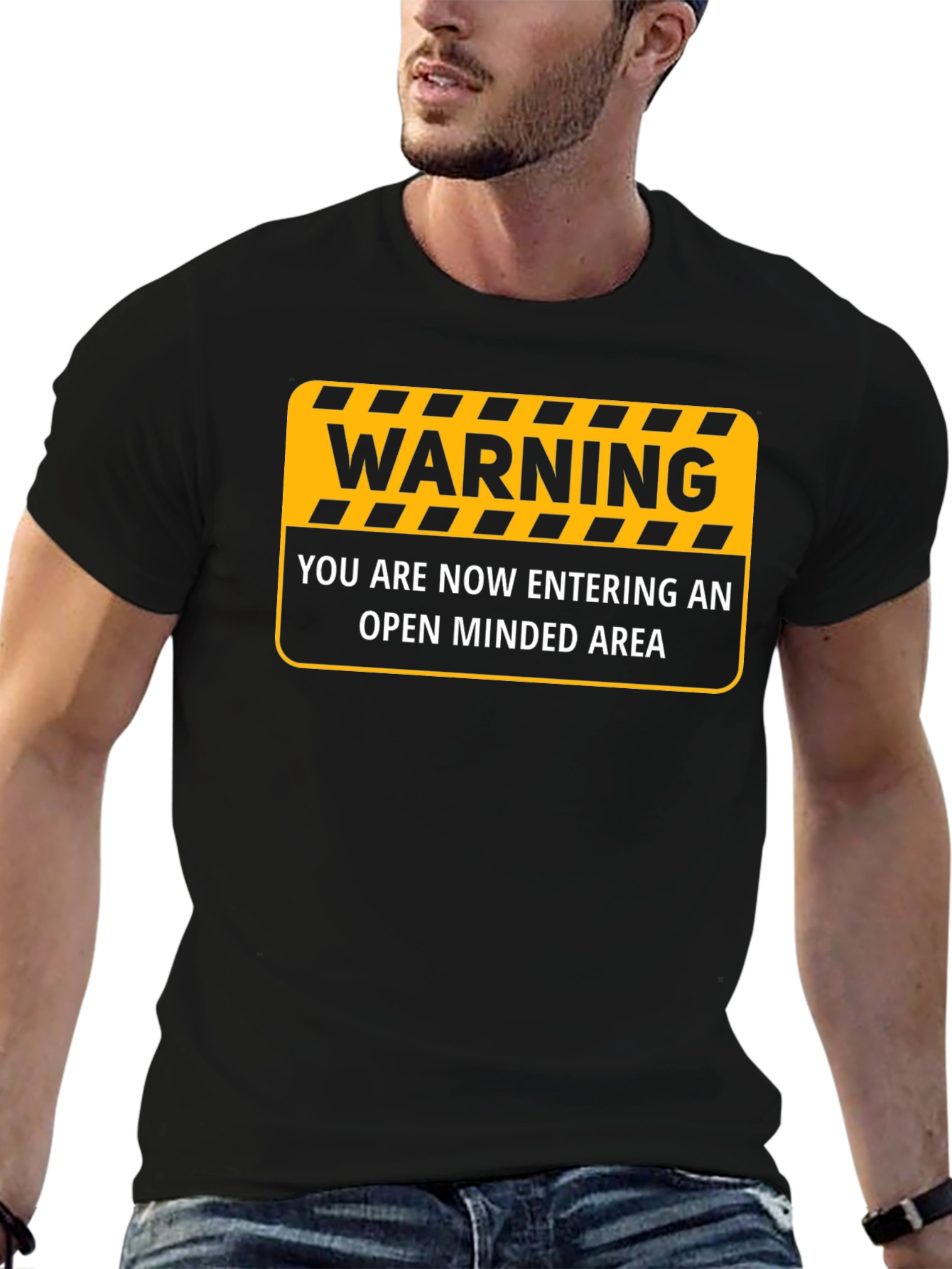 Warning Open Minded Area T-Shirt
