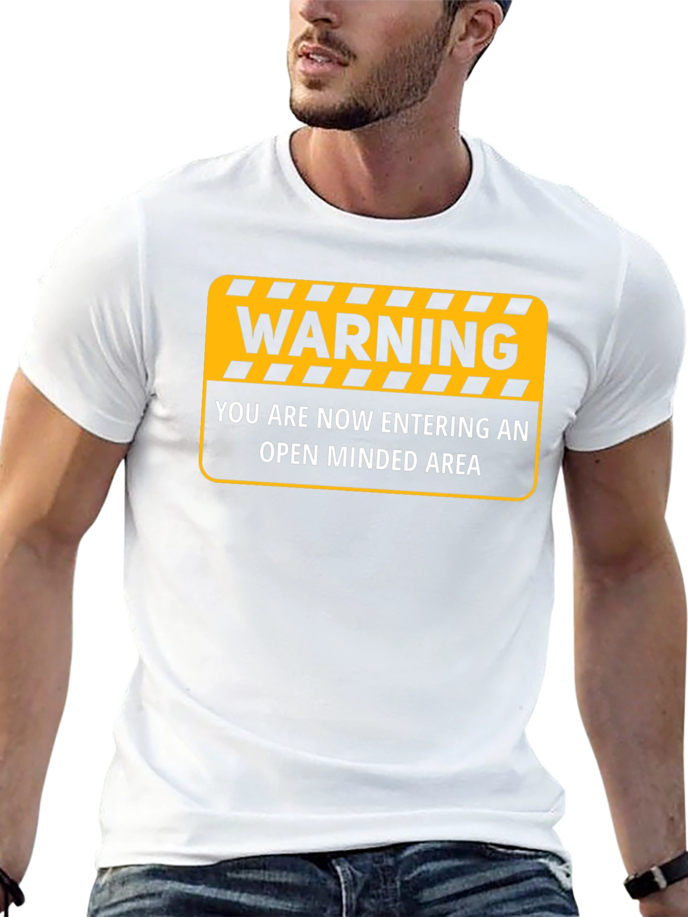 Warning Open Minded Area T-Shirt