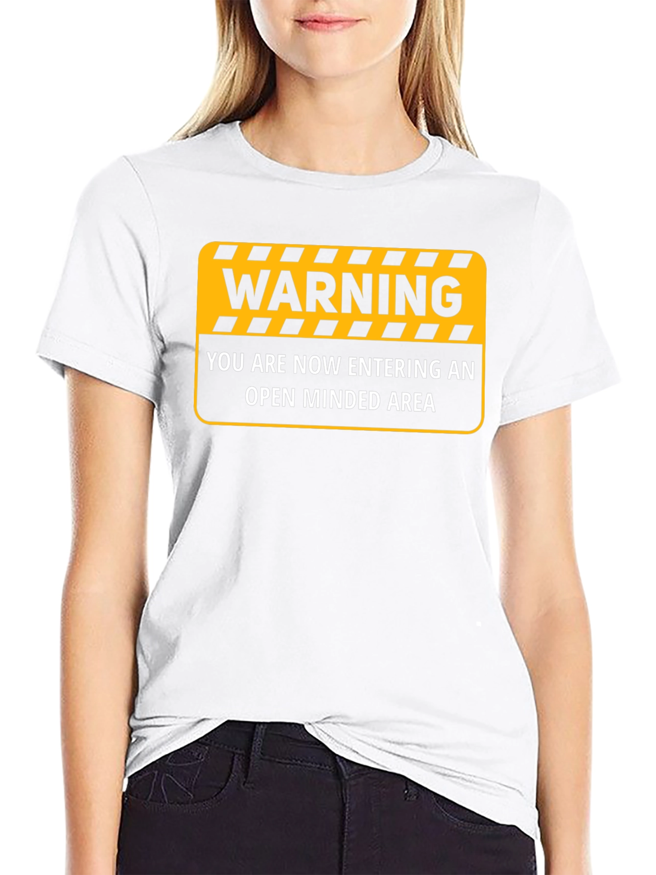 Warning Open Minded Area T-Shirt