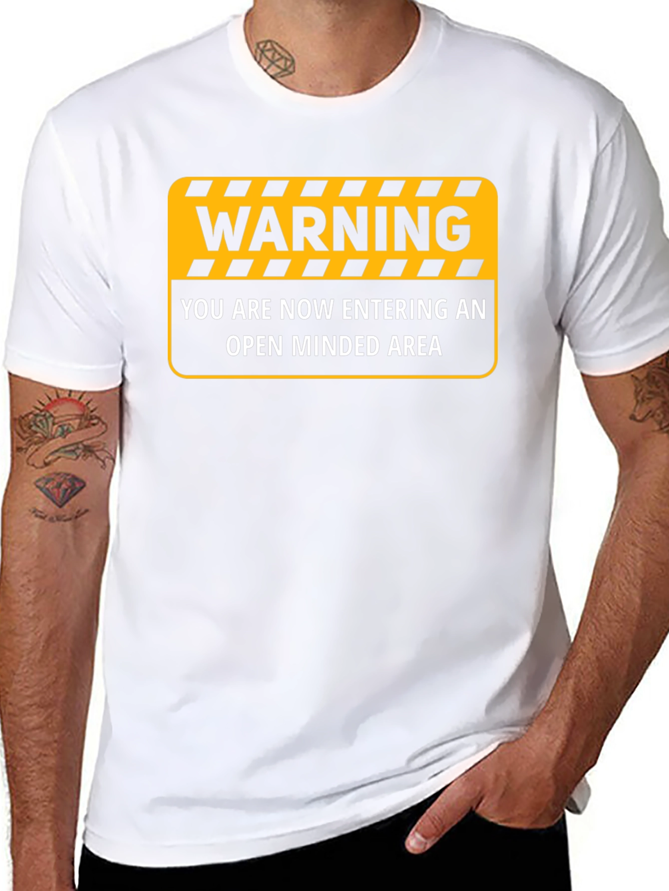 Warning Open Minded Area T-Shirt
