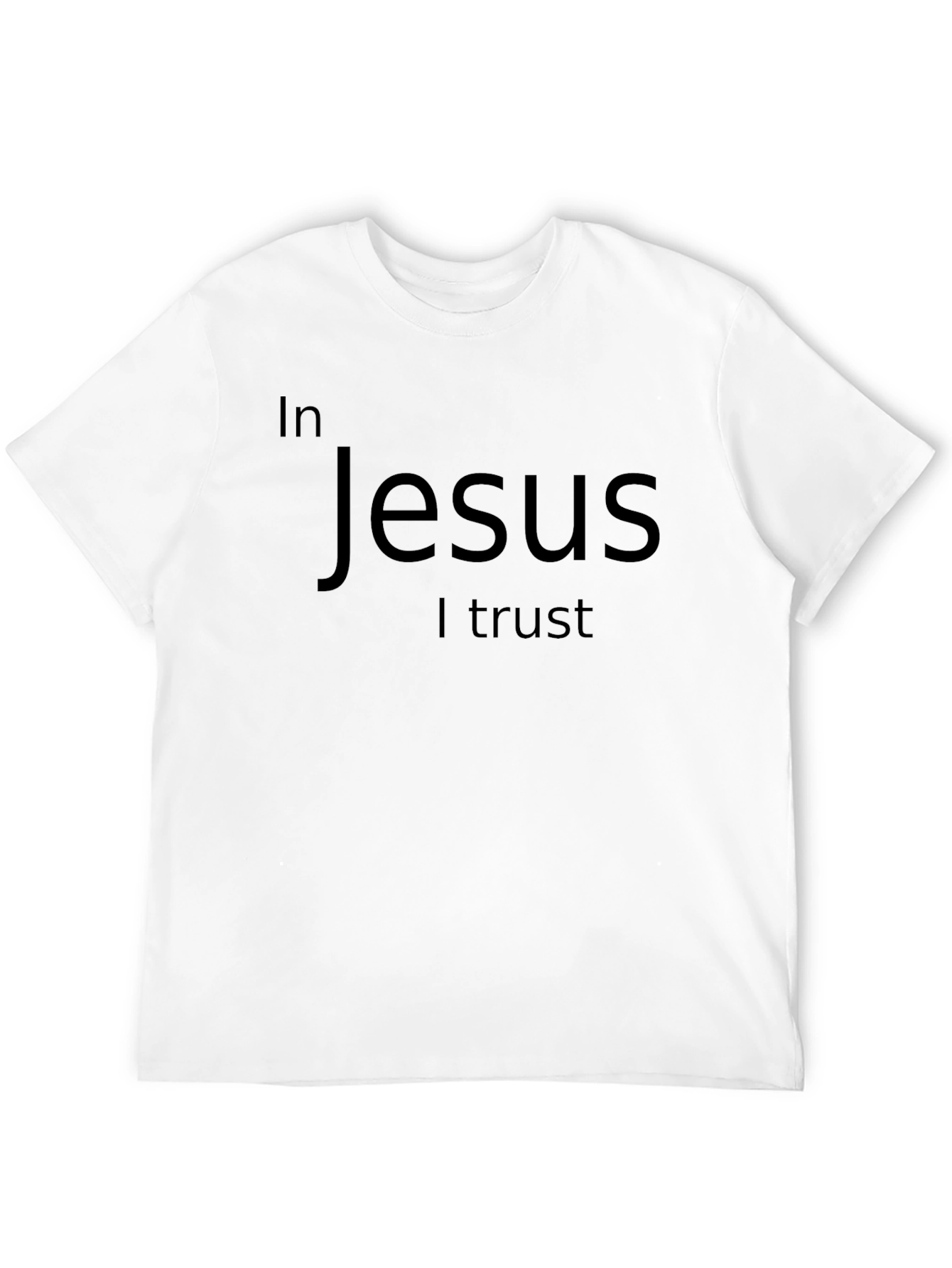 In Jesus I Trust Black T-Shirt