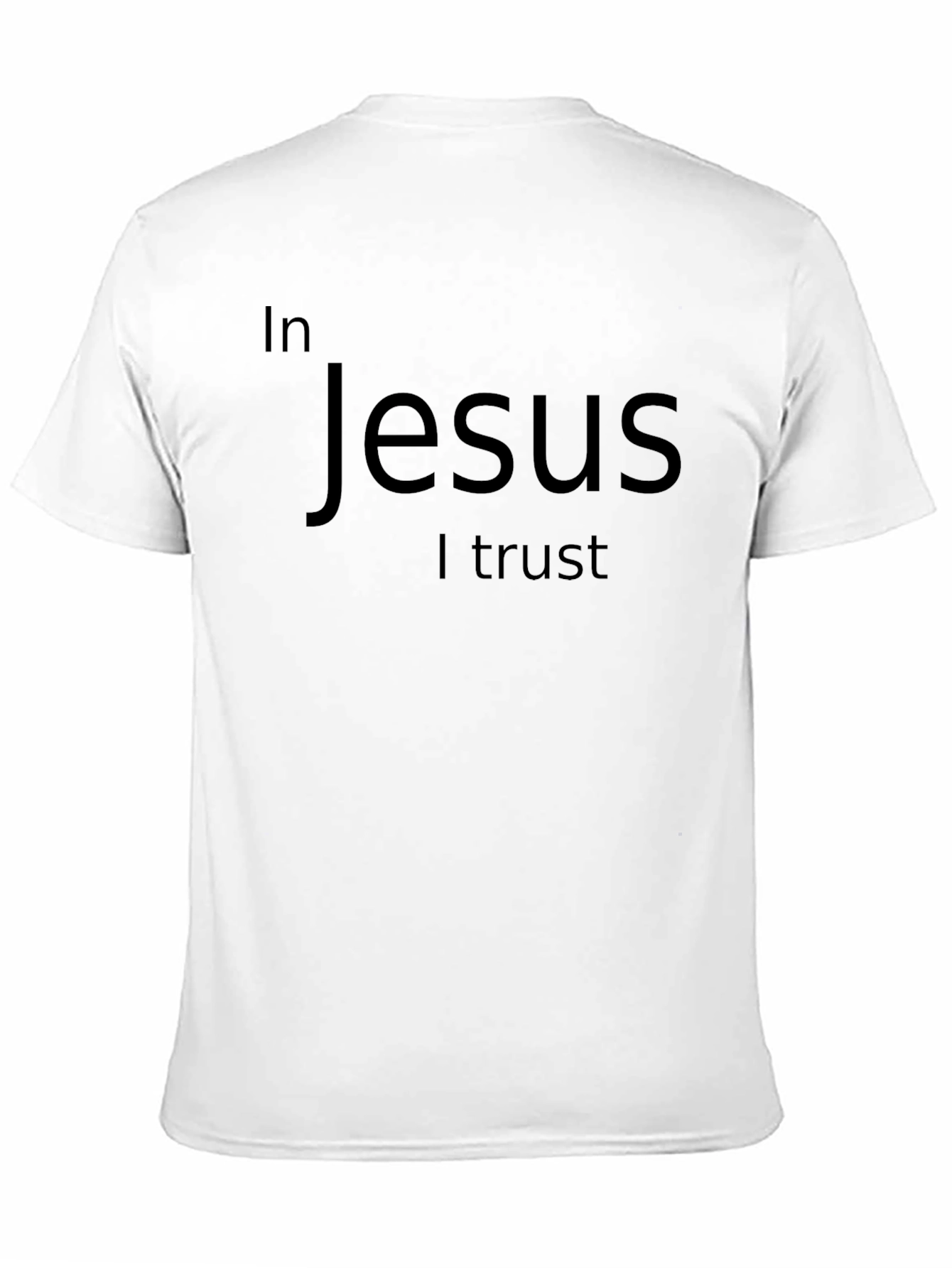 In Jesus I Trust Black T-Shirt