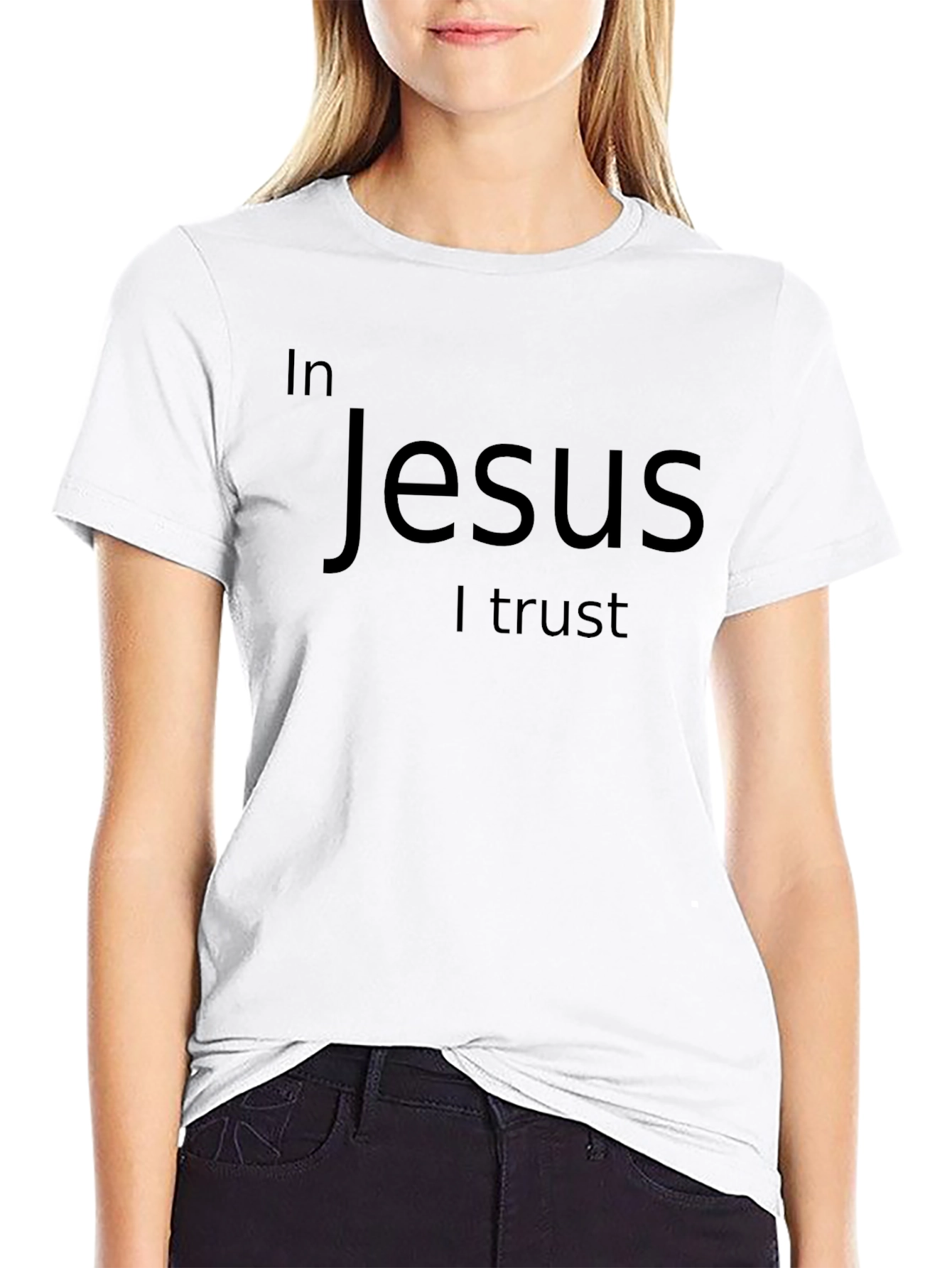 In Jesus I Trust Black T-Shirt