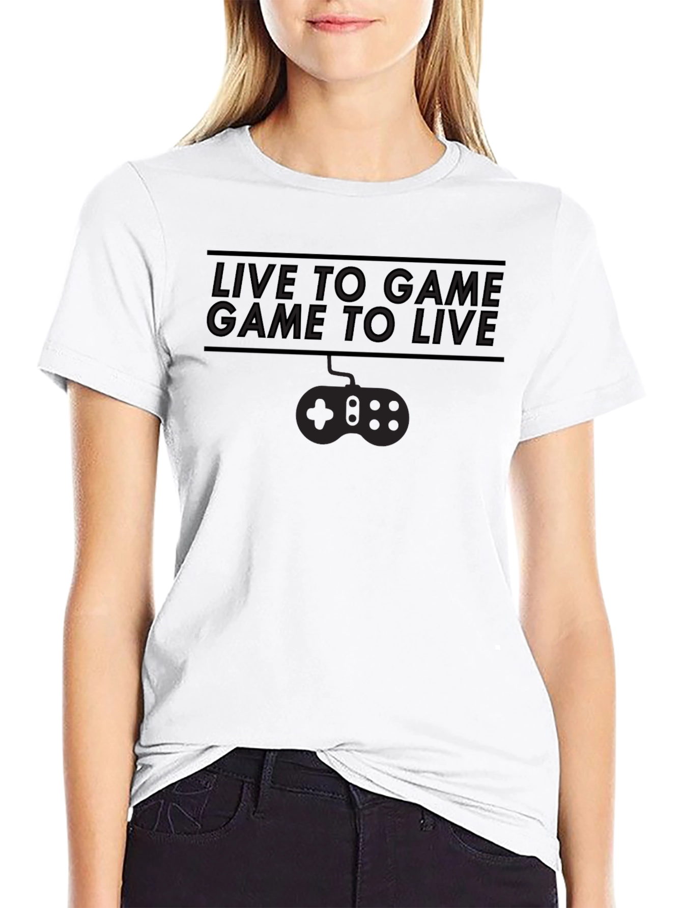 Live to Game Graphic T-Shirt