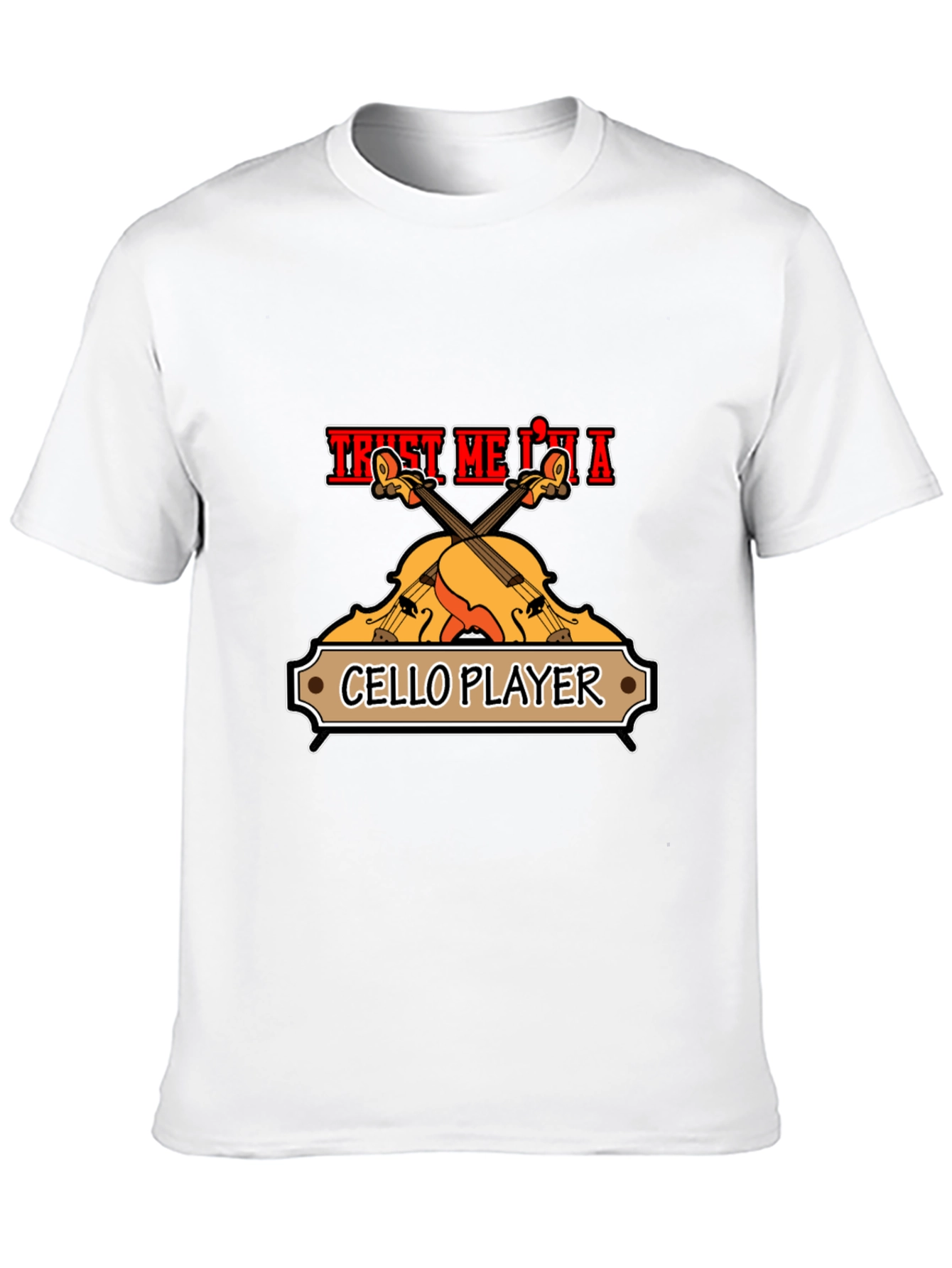 Trust Me Im A Cello Player Black T-Shirt