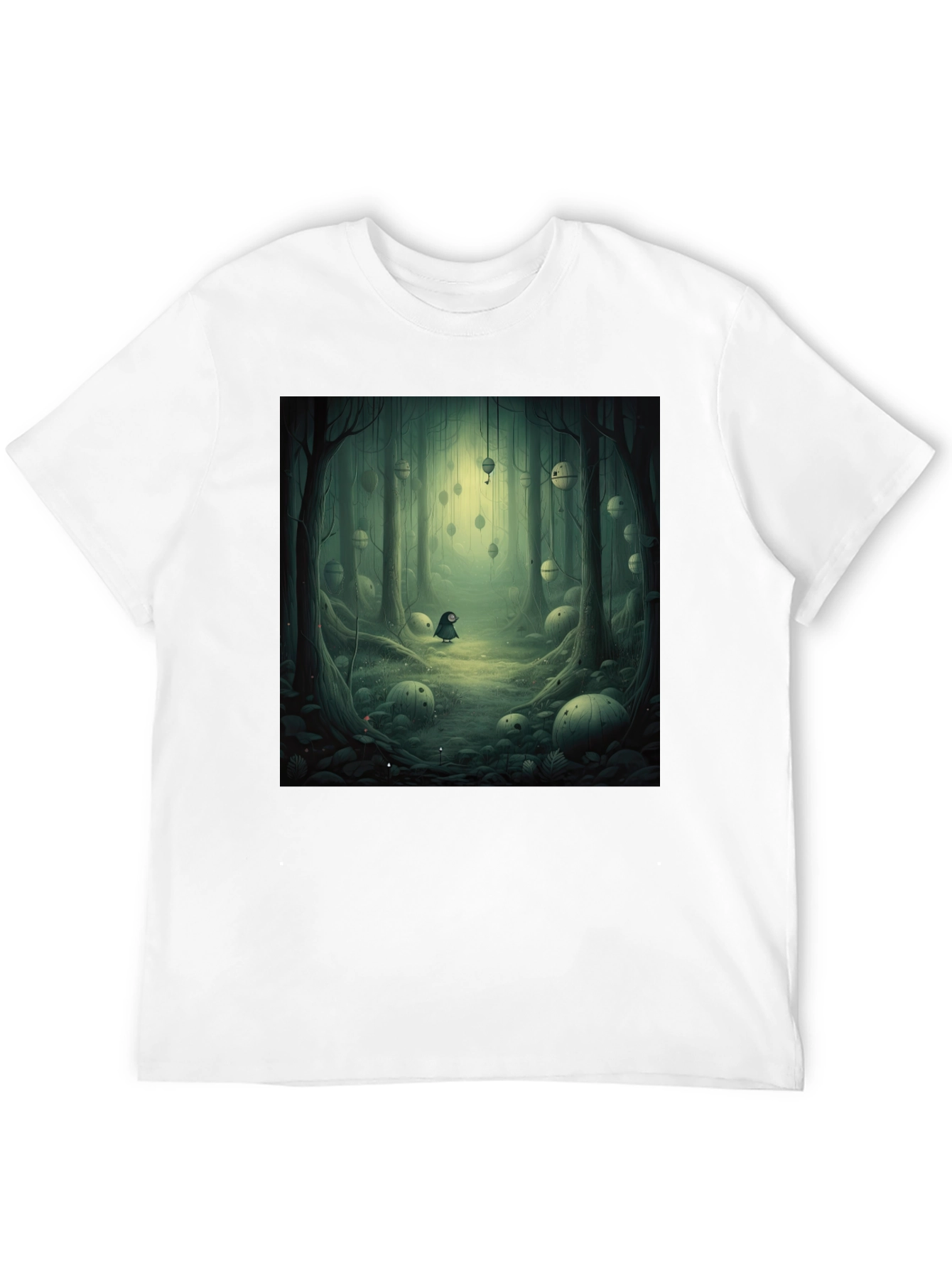 Eerie Forest Graphic Tee - Unique Design T-Shirt