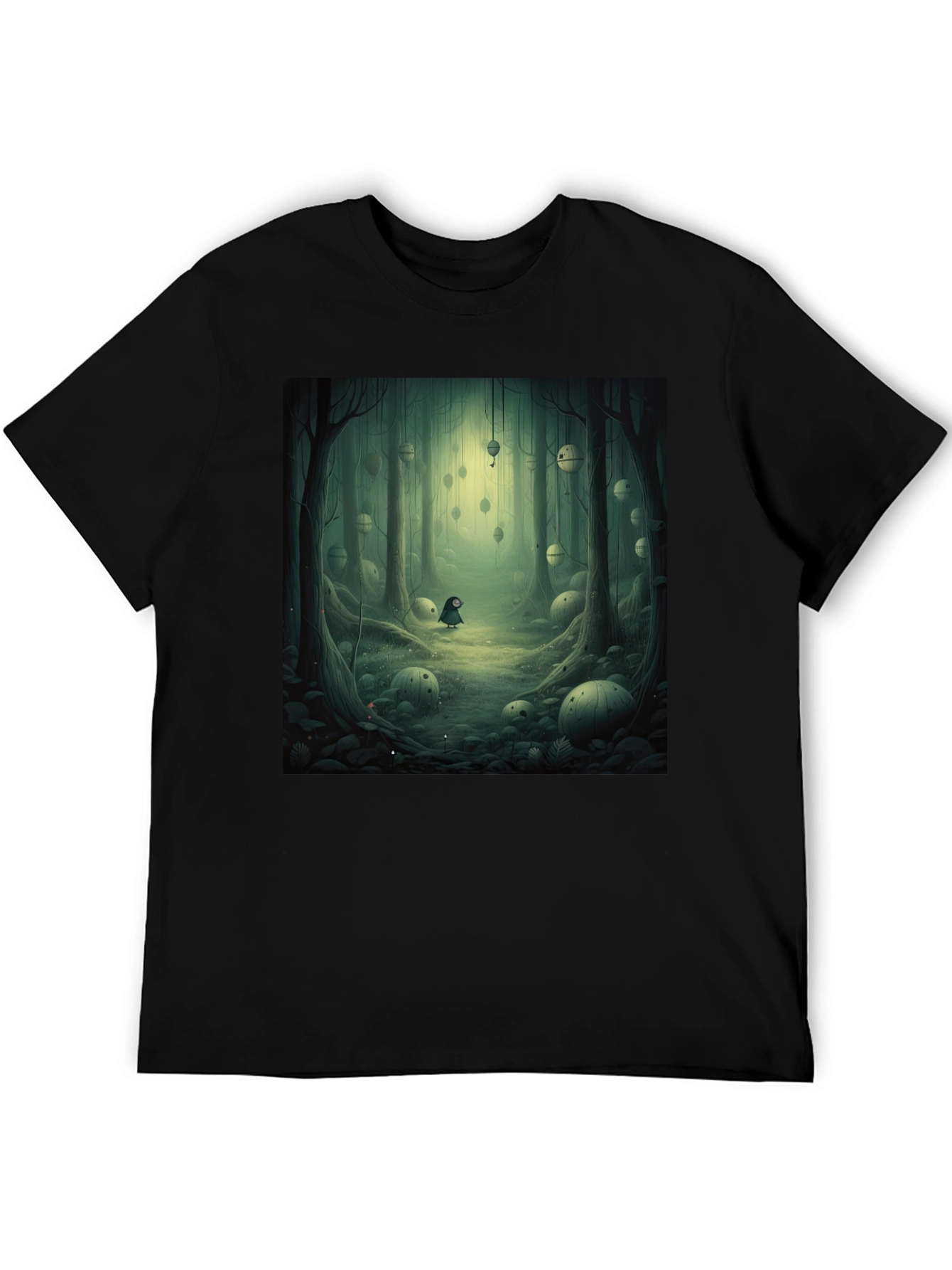 Eerie Forest Graphic Tee - Unique Design T-Shirt