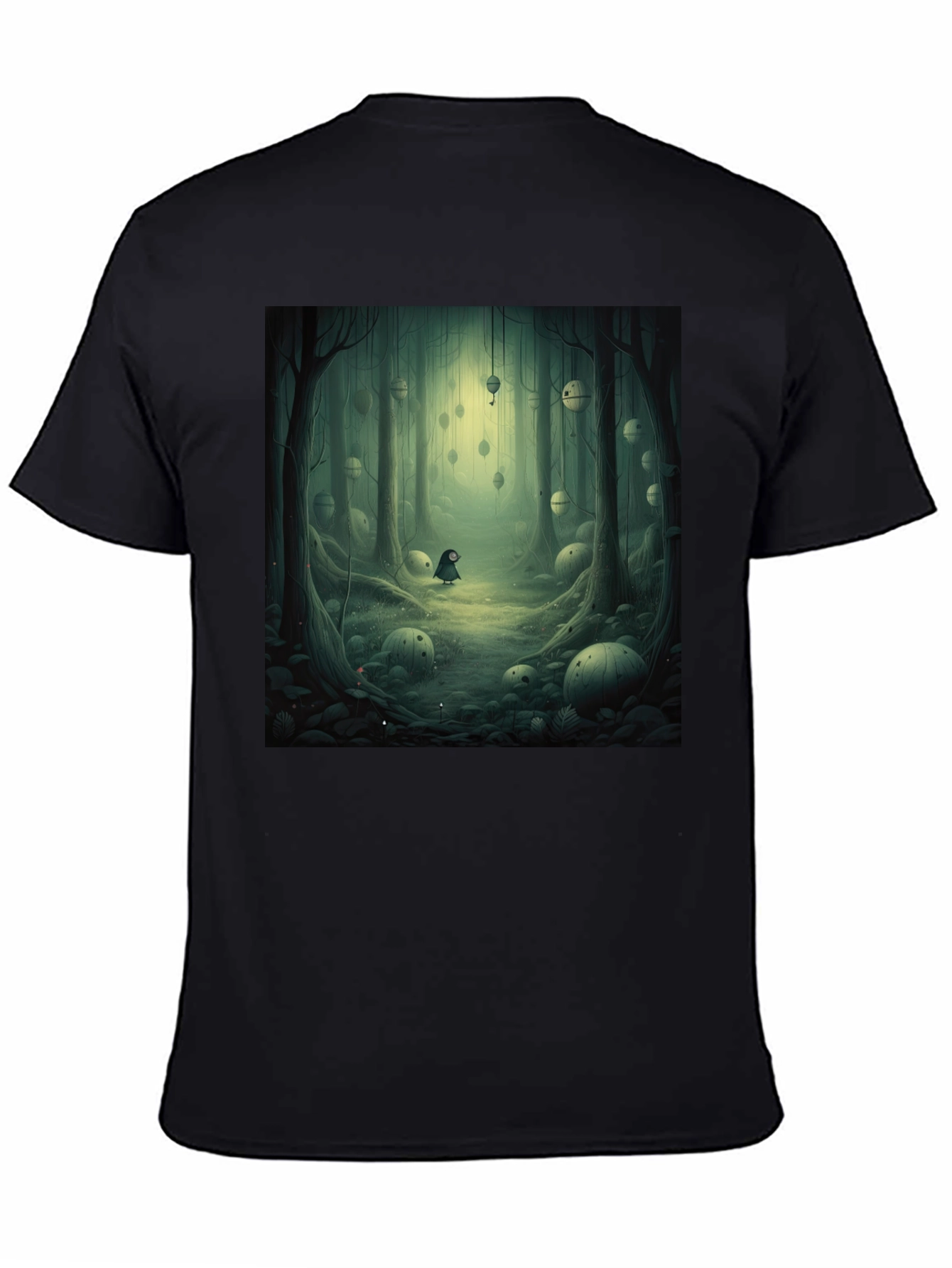Eerie Forest Graphic Tee - Unique Design T-Shirt