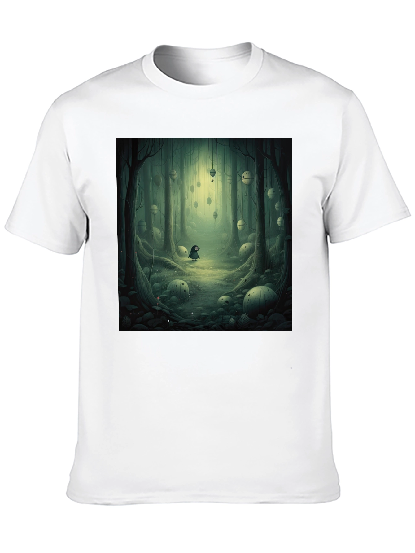Eerie Forest Graphic Tee - Unique Design T-Shirt