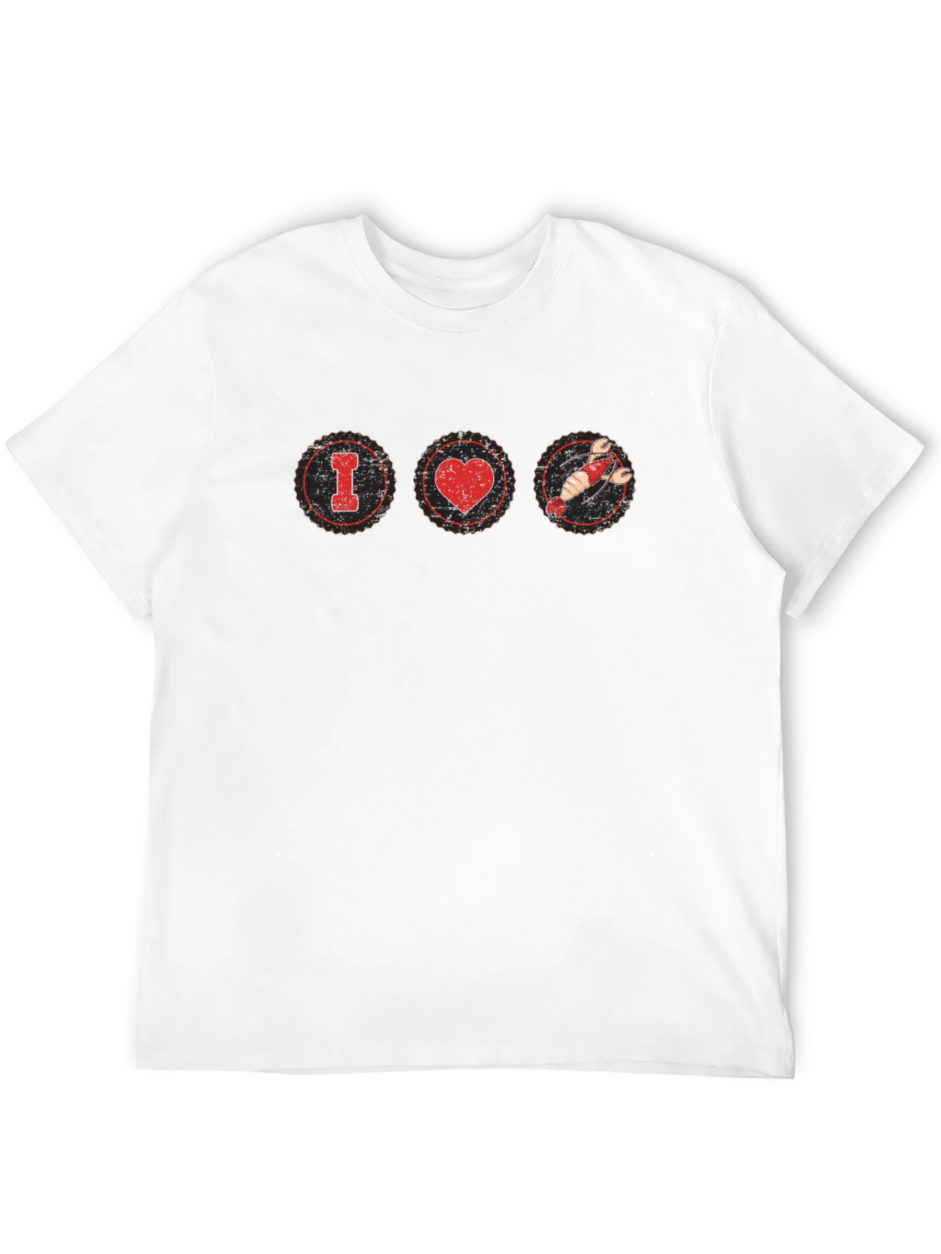 I Heart Lobster Graphic T-Shirt - Black Tee