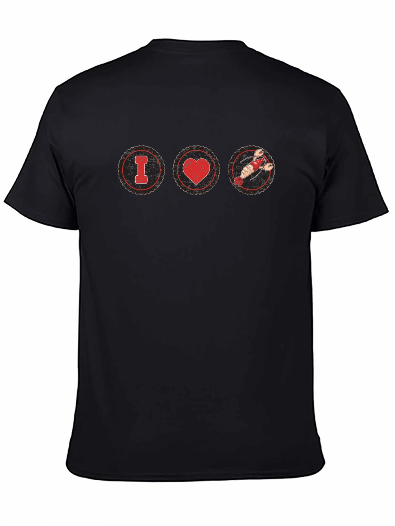 I Heart Lobster Graphic T-Shirt - Black Tee