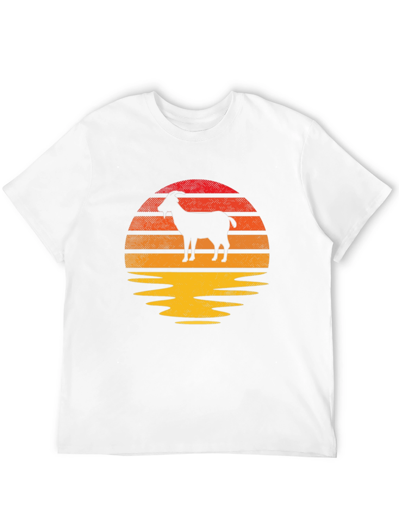 Goat Sunset Graphic Tee