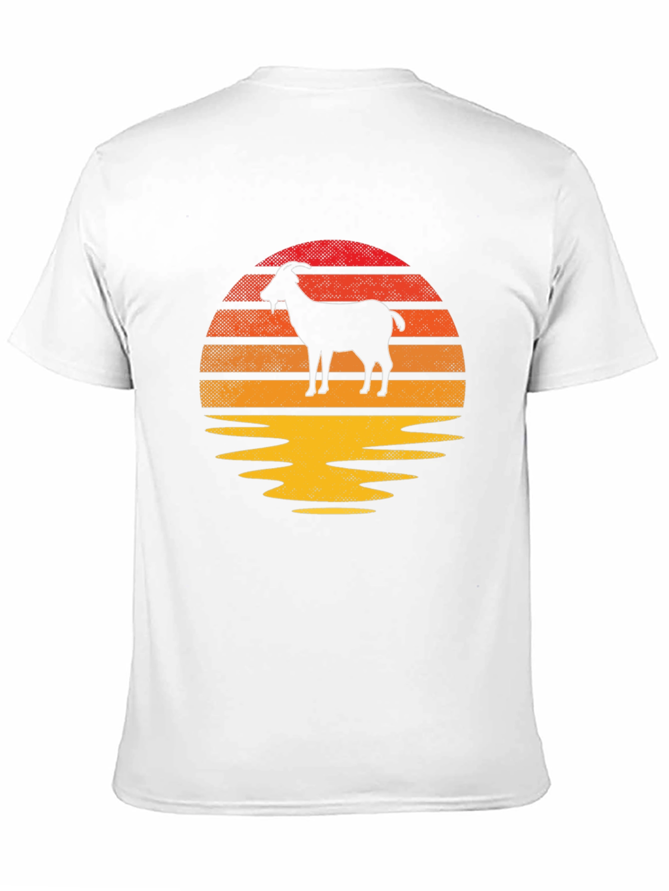 Goat Sunset Graphic Tee