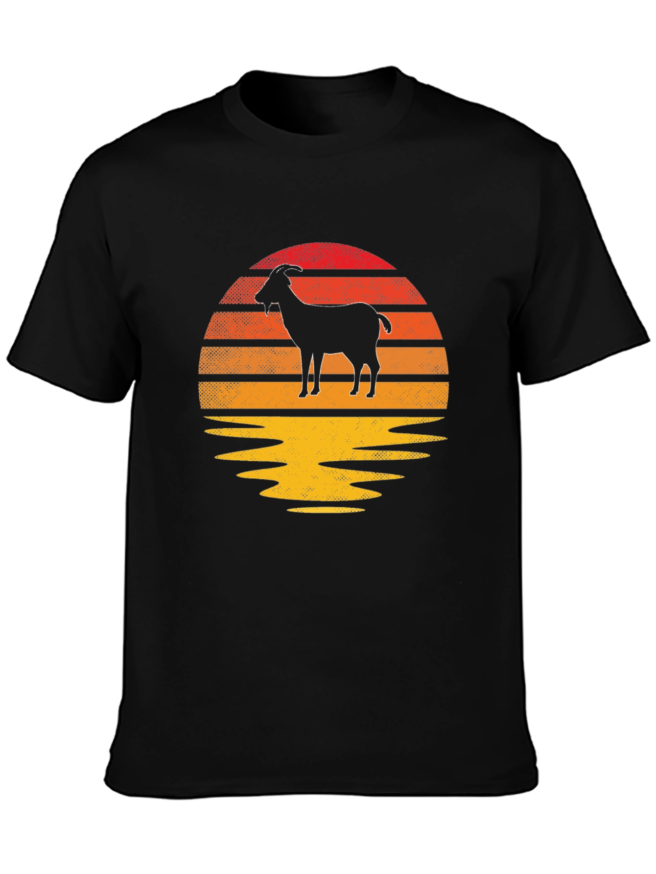 Goat Sunset Graphic Tee