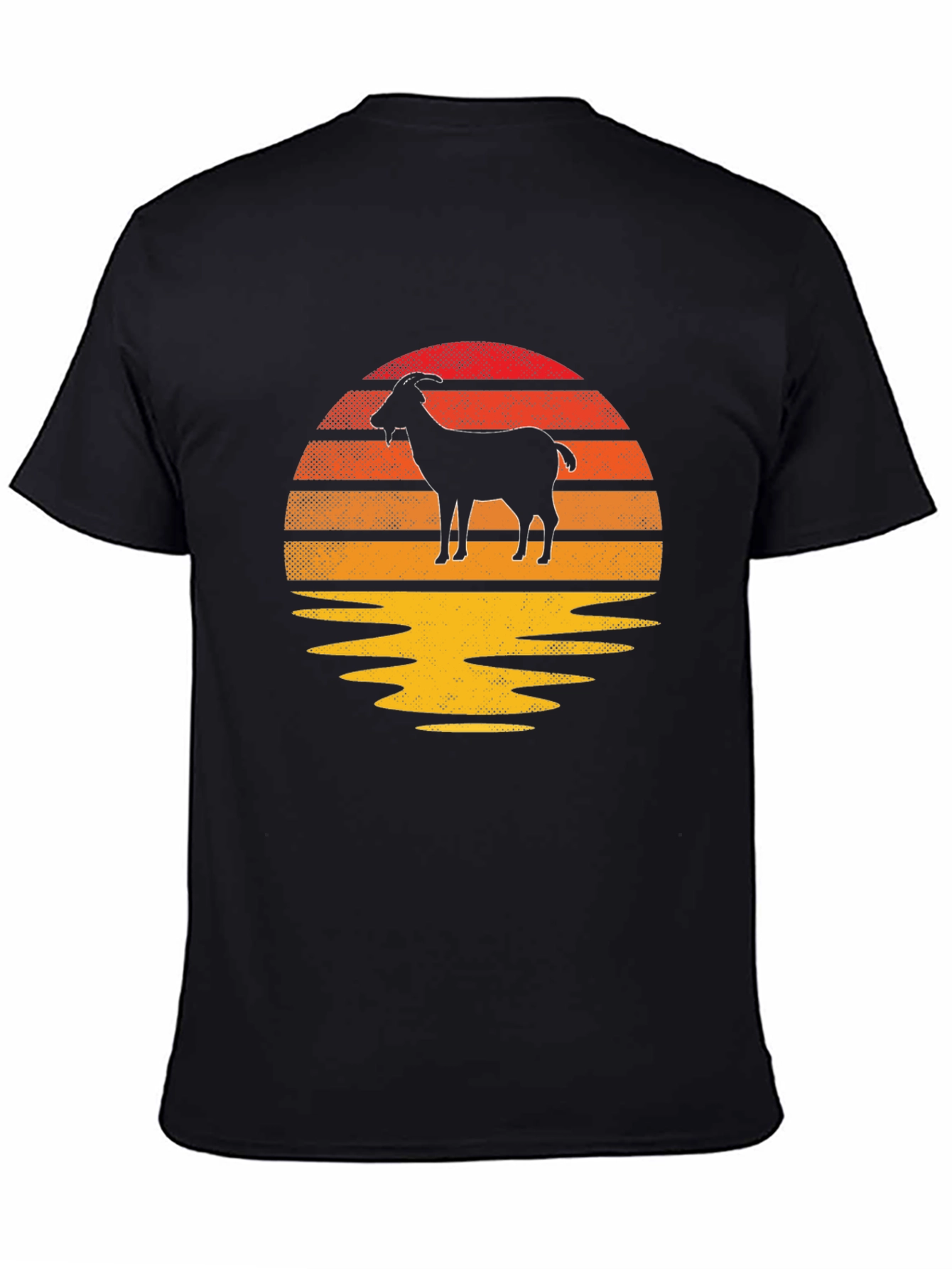 Goat Sunset Graphic Tee