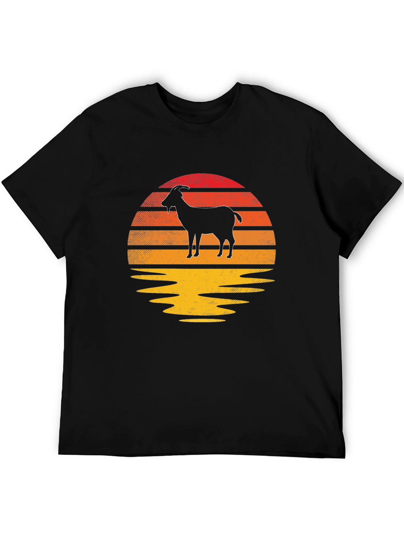 Goat Sunset Graphic Tee