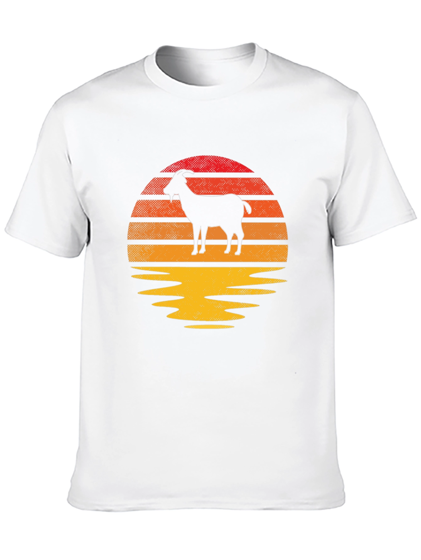 Goat Sunset Graphic Tee