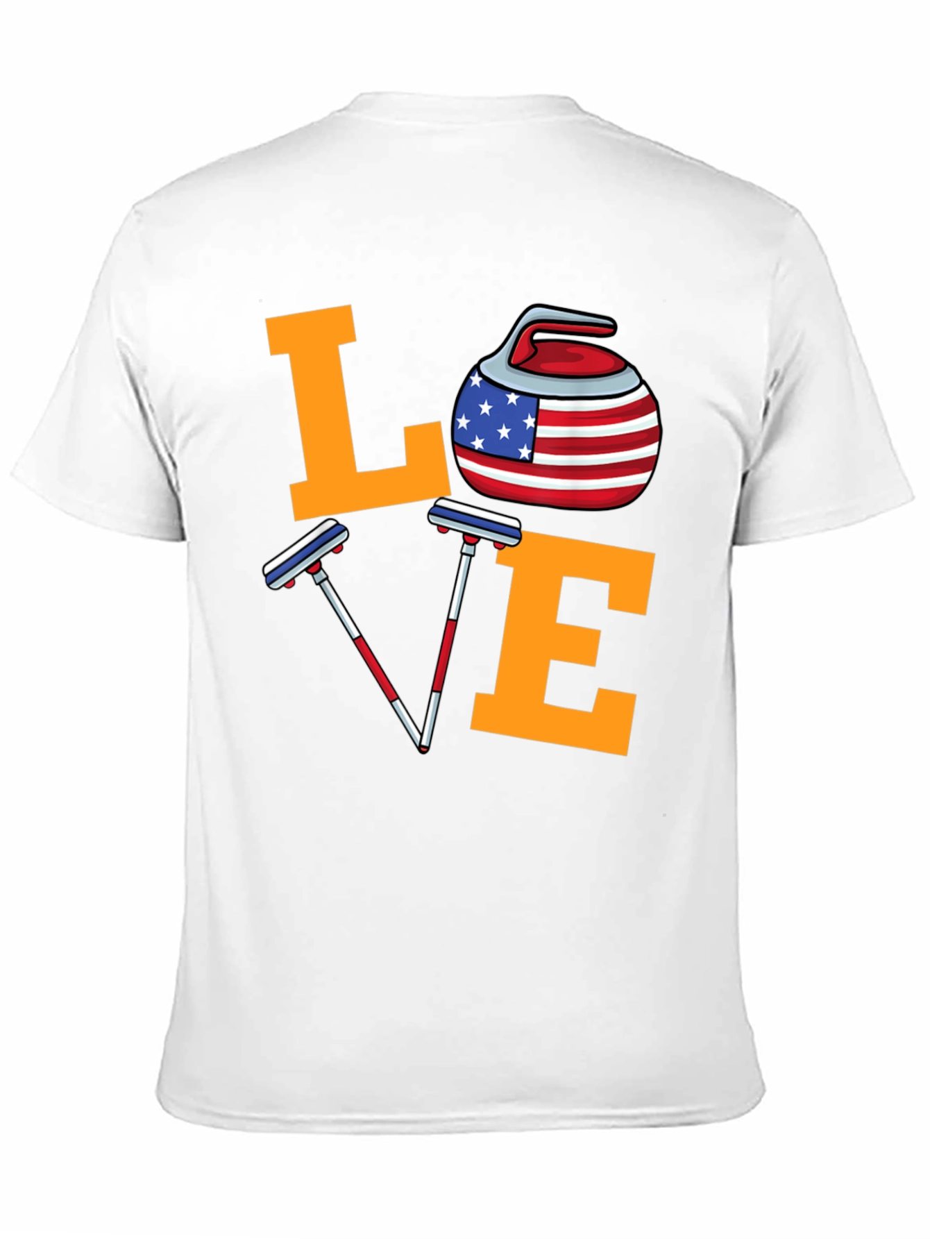 USA Curling Love T-Shirt
