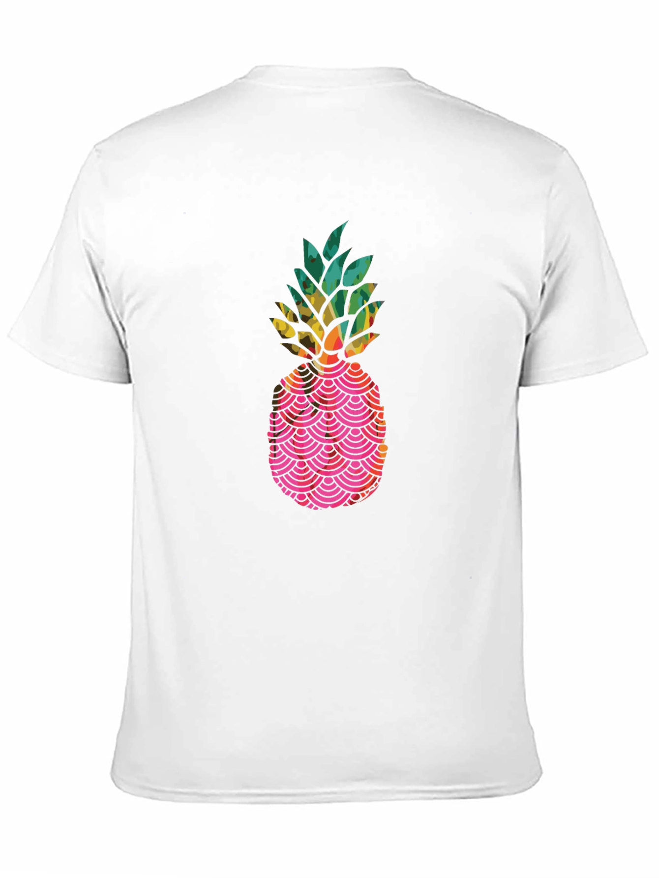 Tropical Pineapple Graphic Tee - Black Unisex T-Shirt