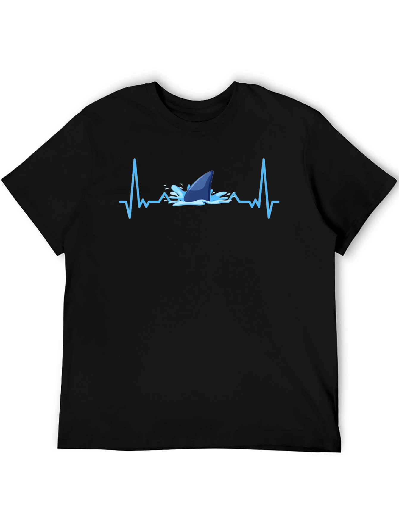 Shark Pulse T-Shirt - Black