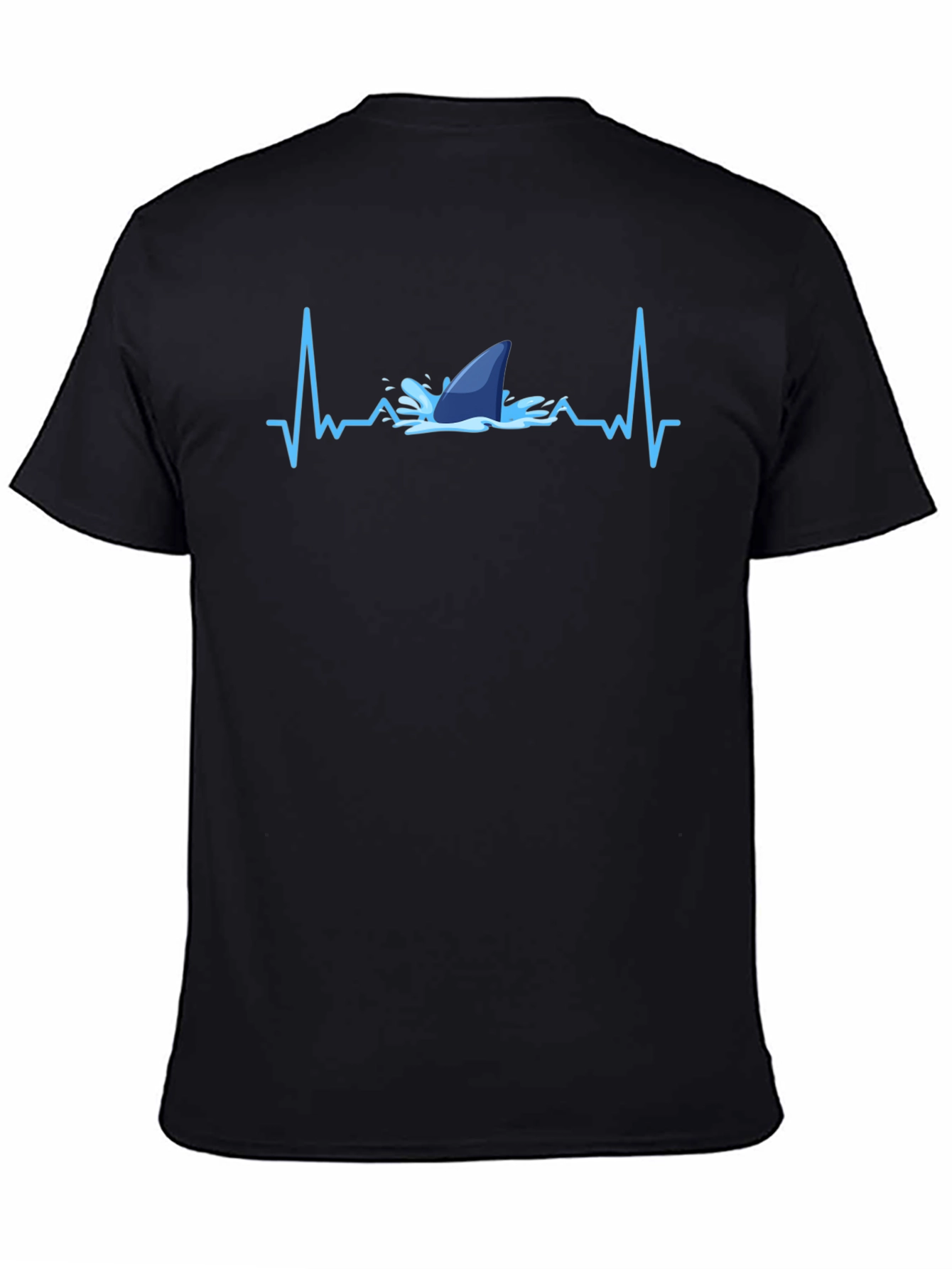 Shark Pulse T-Shirt - Black