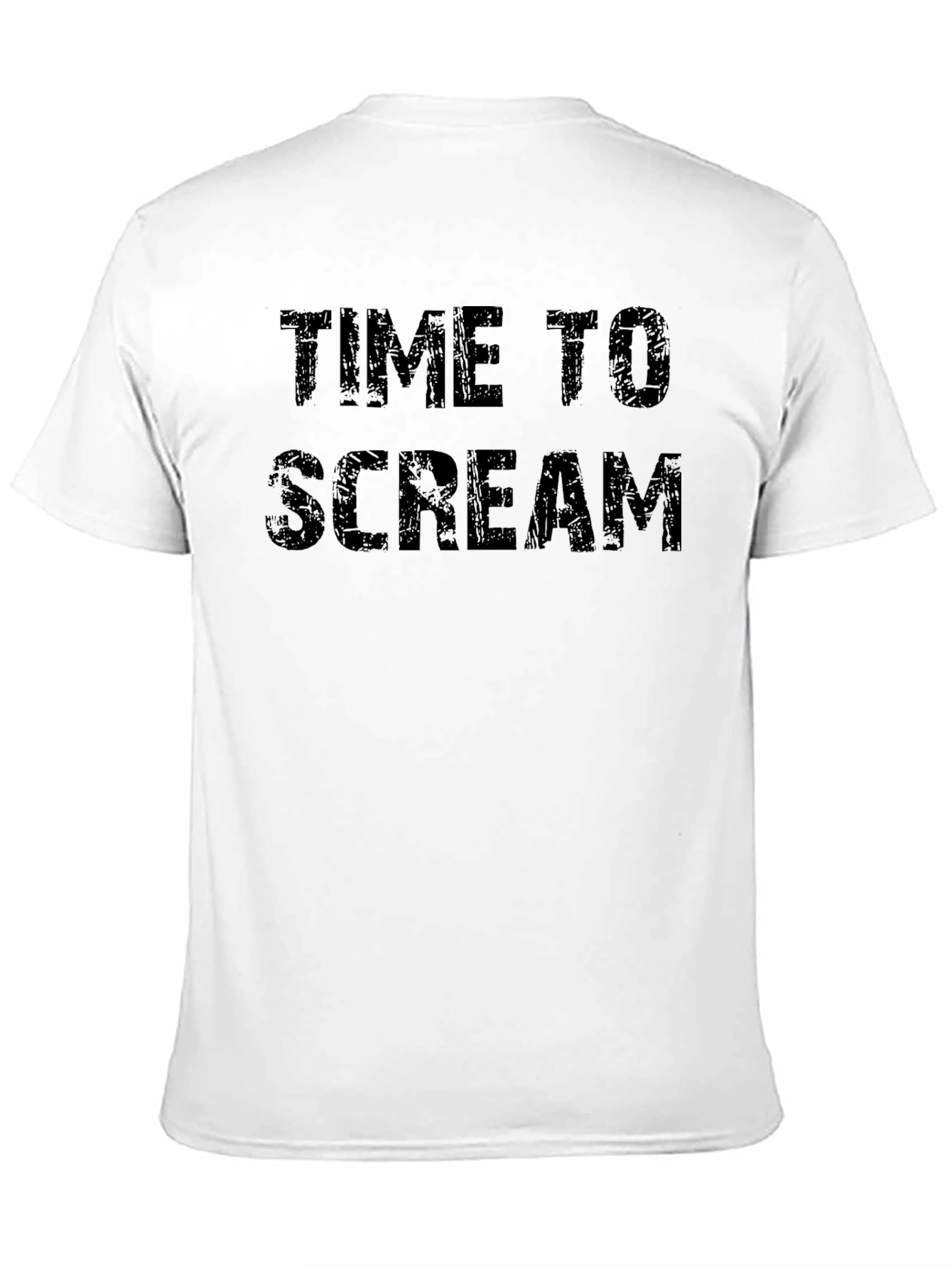Time To Scream Black Graphic Tee