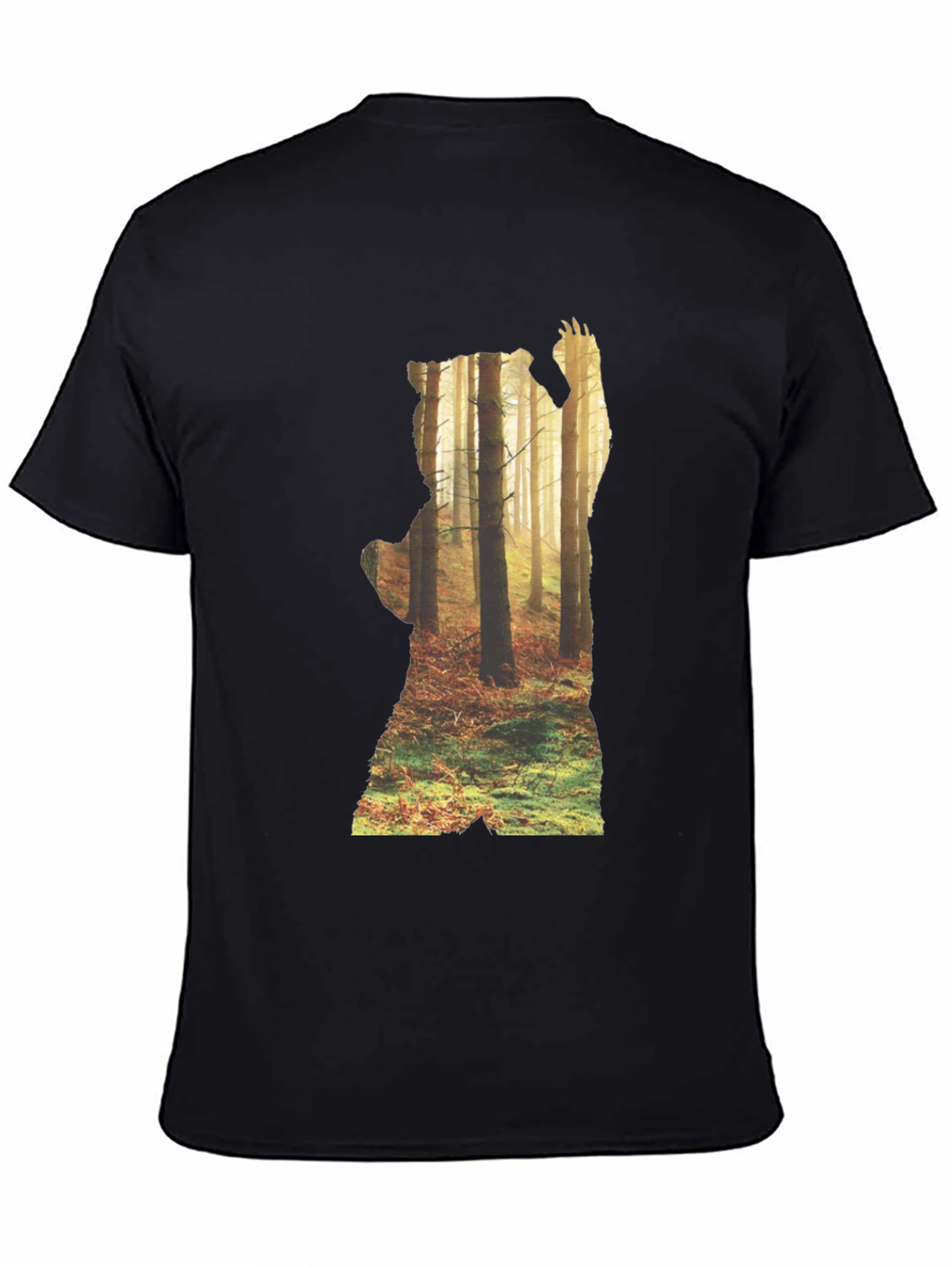 Nature Bear Silhouette Graphic Tee
