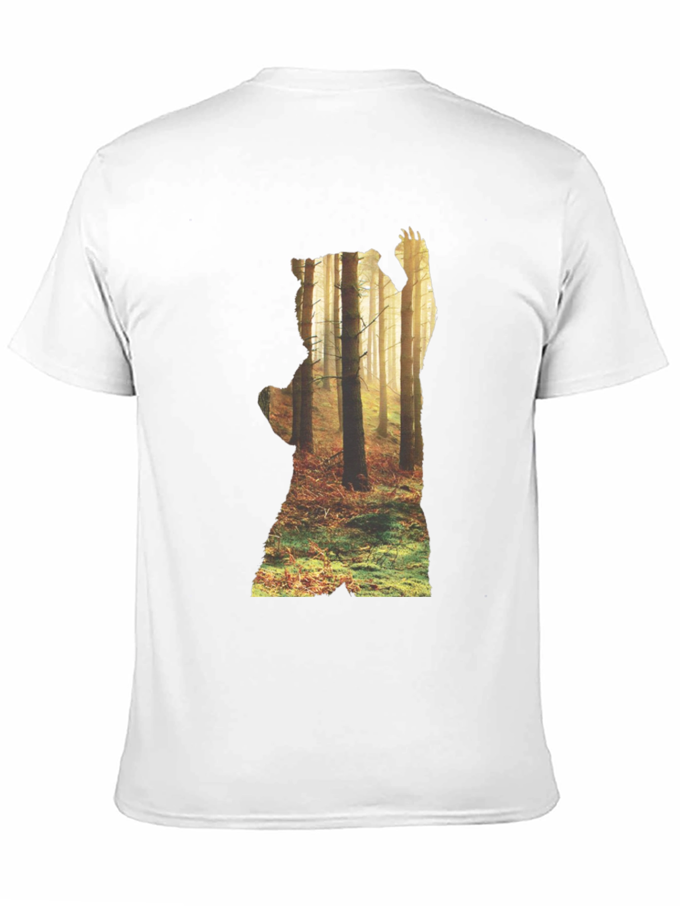 Nature Bear Silhouette Graphic Tee