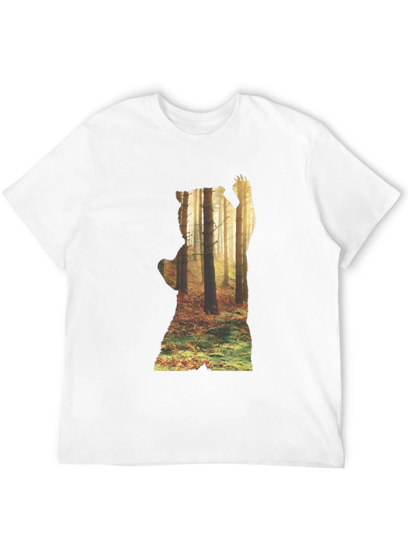 Nature Bear Silhouette Graphic Tee
