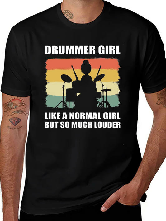 Drummer Girl T-Shirt - So Much Louder