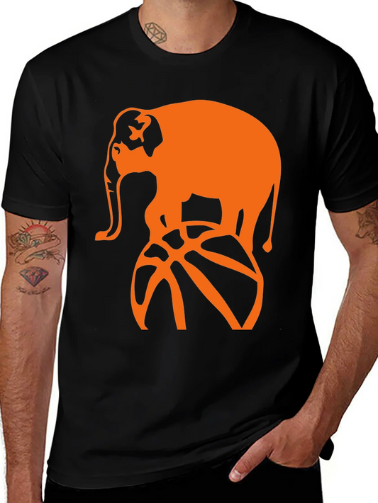 Elephant Basketball Graphic T-Shirt