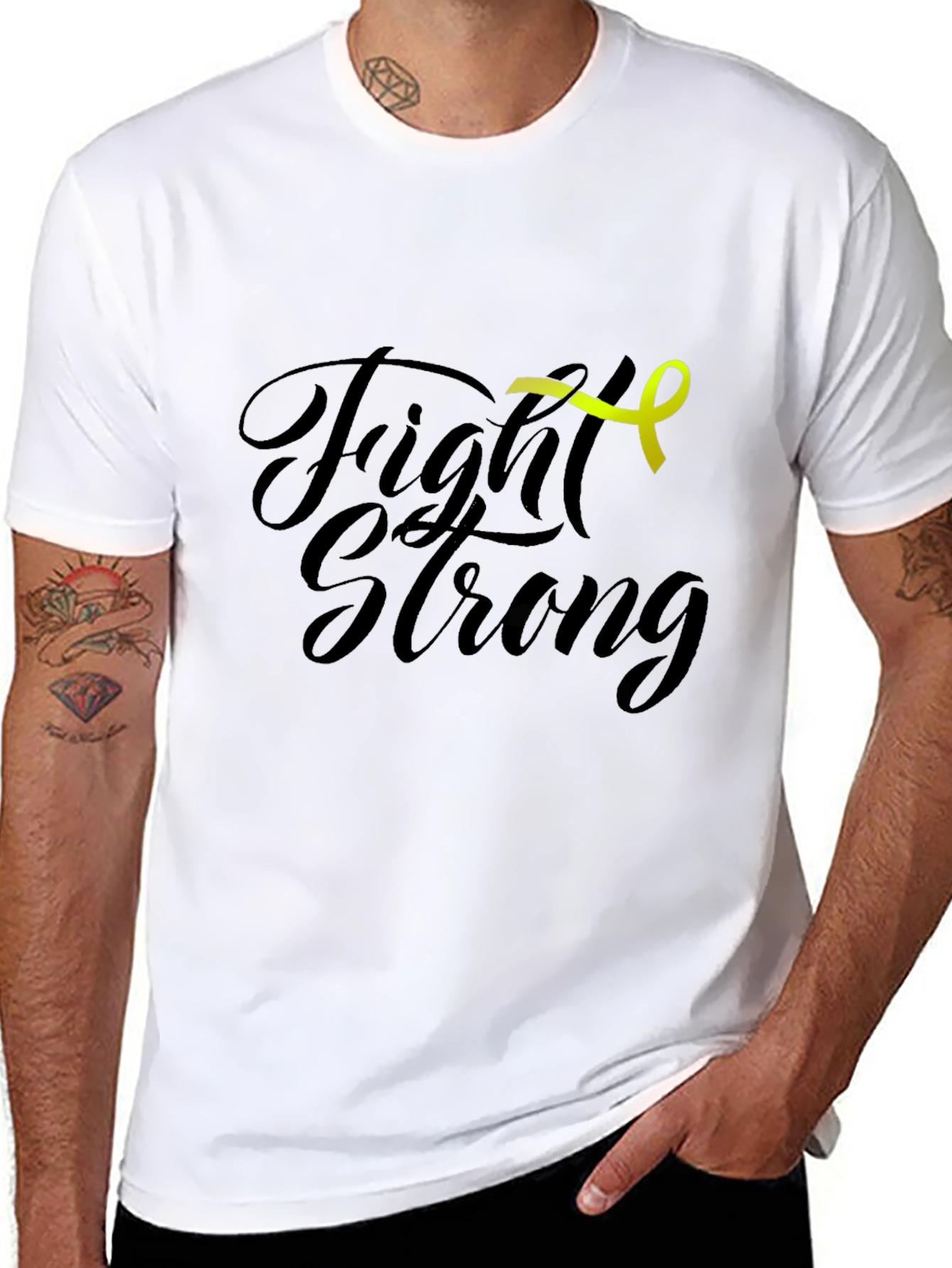Fight Strong T-Shirt - Cancer Awareness