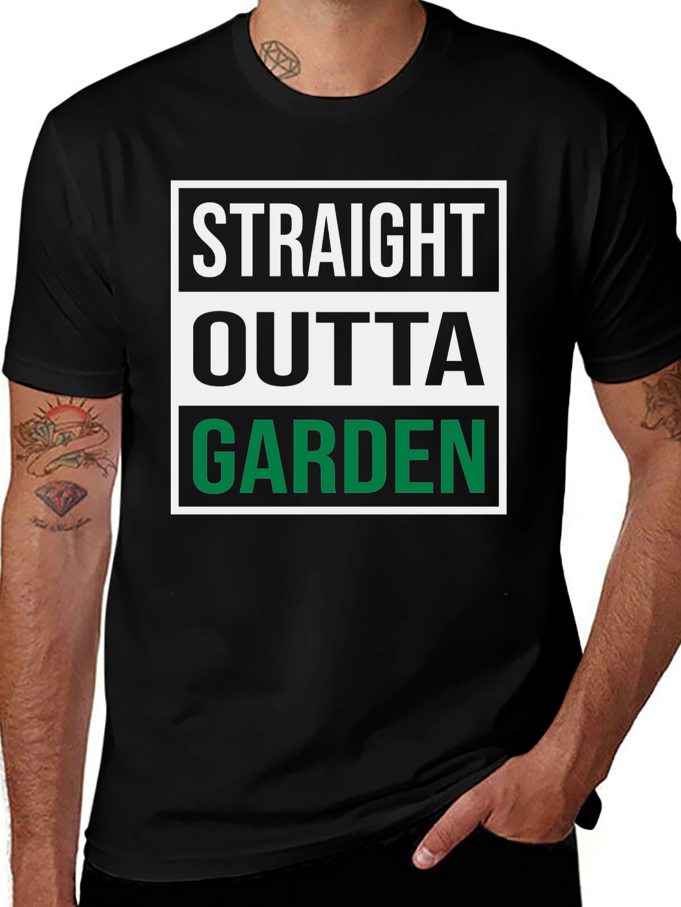 Straight Outta Garden Graphic T-Shirt