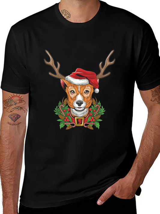Dog Reindeer Christmas T-Shirt