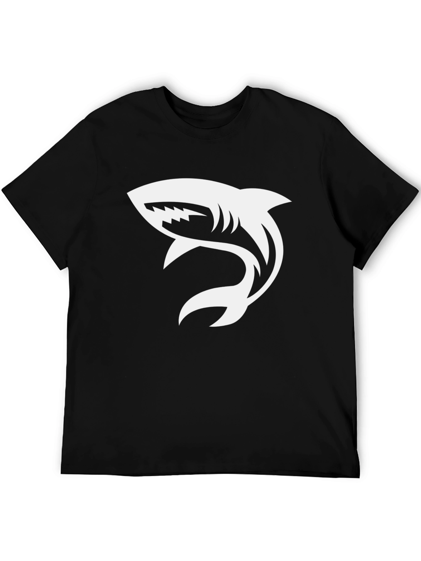 Shark Graphic T-Shirt - Stylish Black Tee