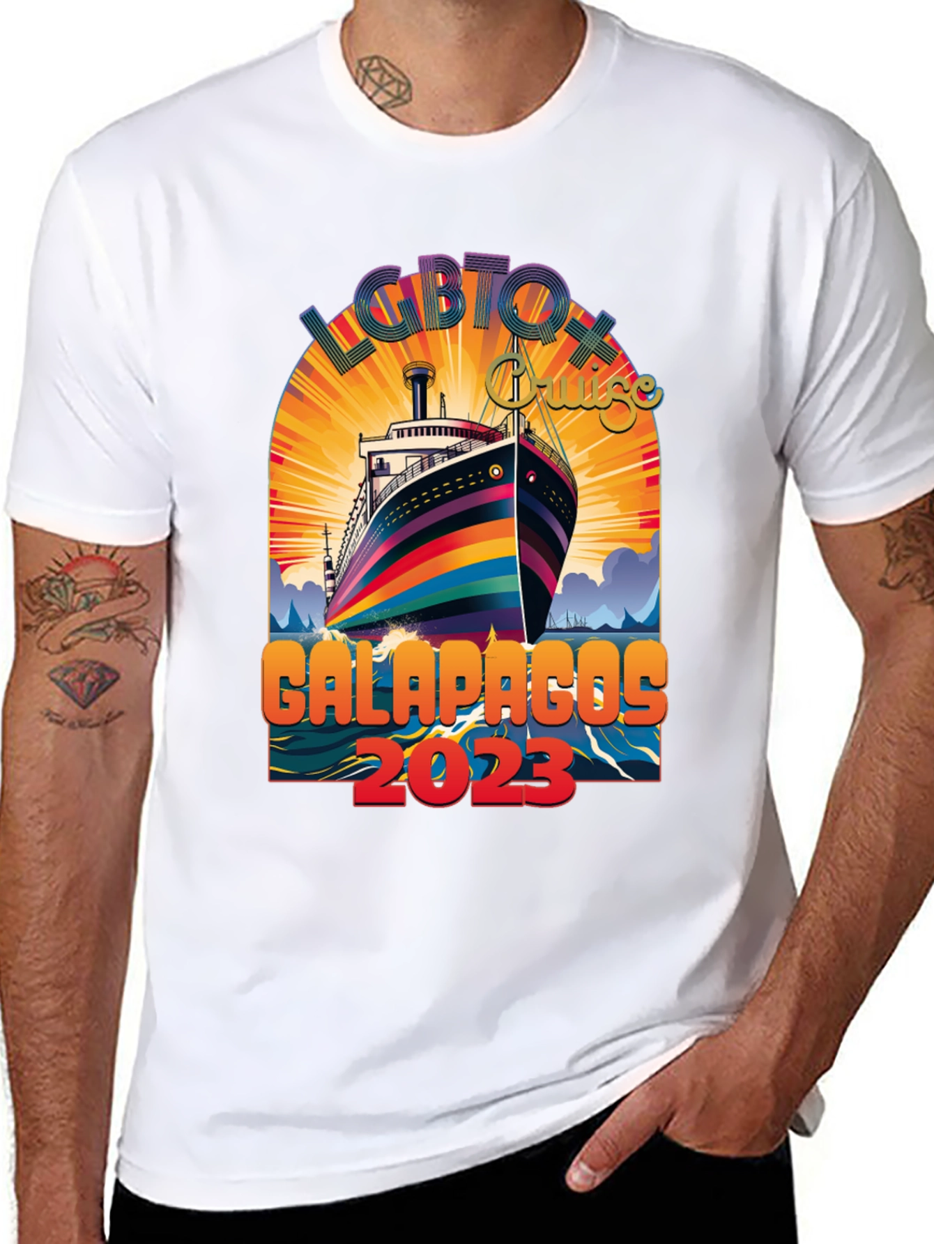 LGBTQ+ Galapagos Cruise 2023 Graphic Tee